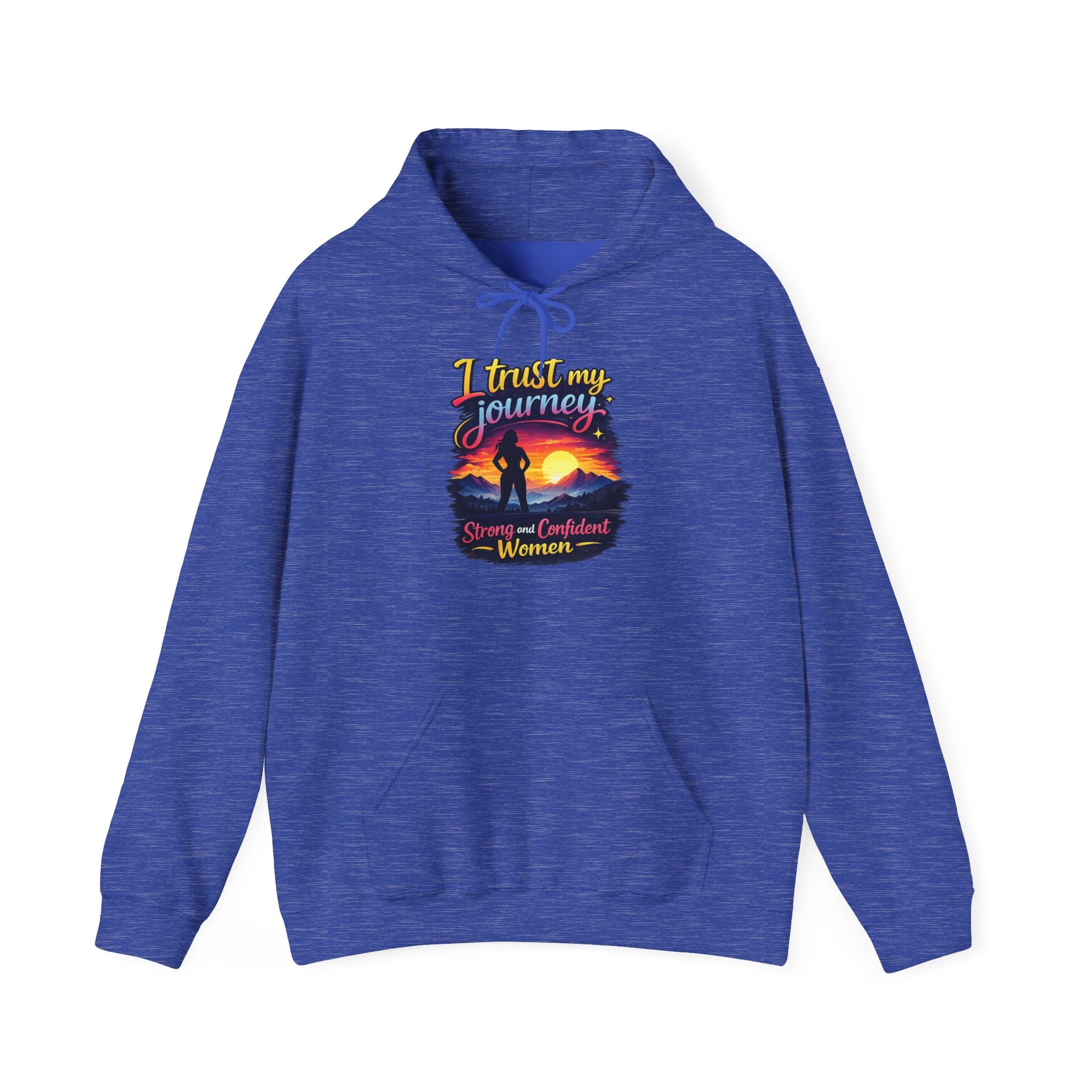 I Trust My Journey Hoodie | Inspirational Sunset Silhouette Women