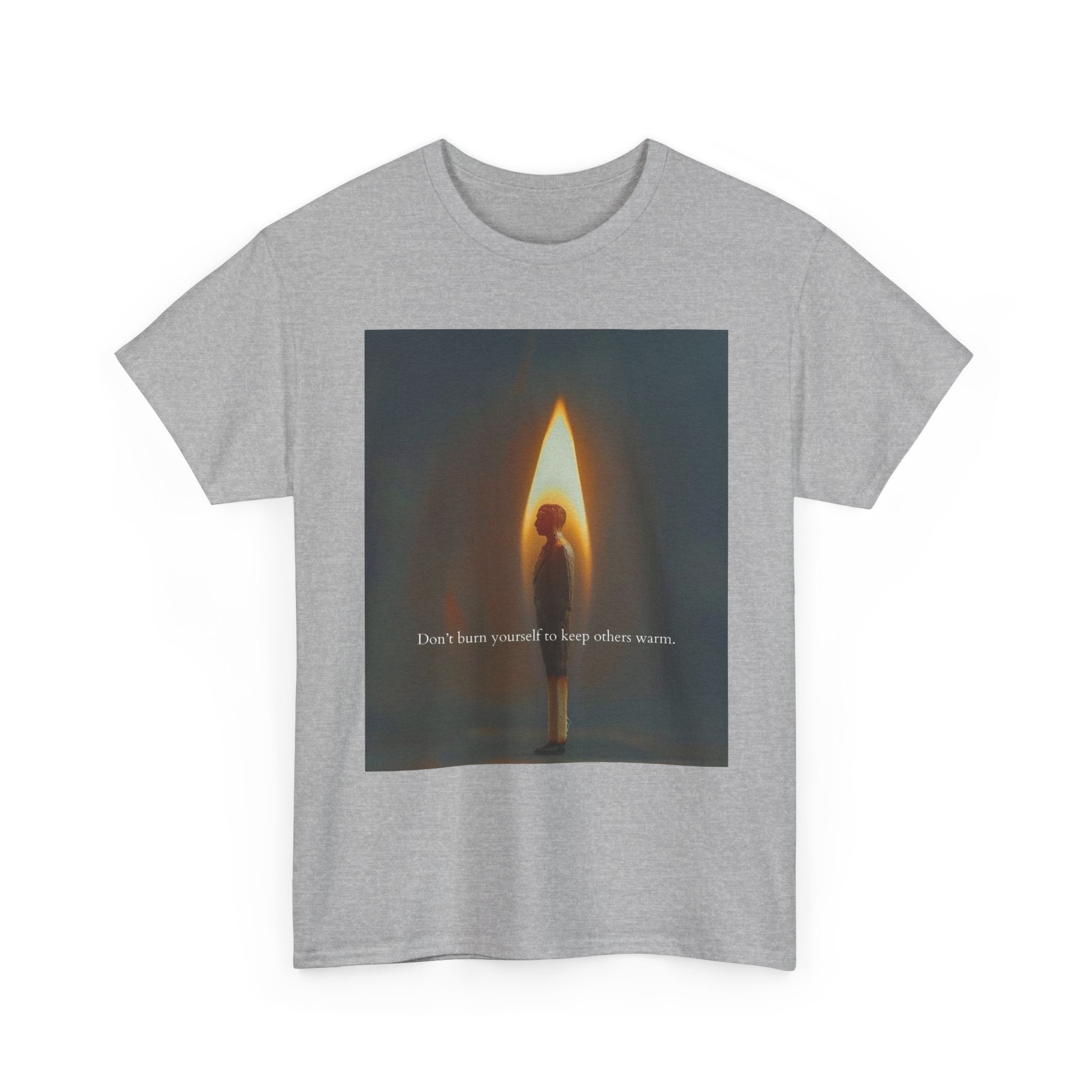 Everyday Healing Tee — Matchstick Flame Comfort Graphic Shirt