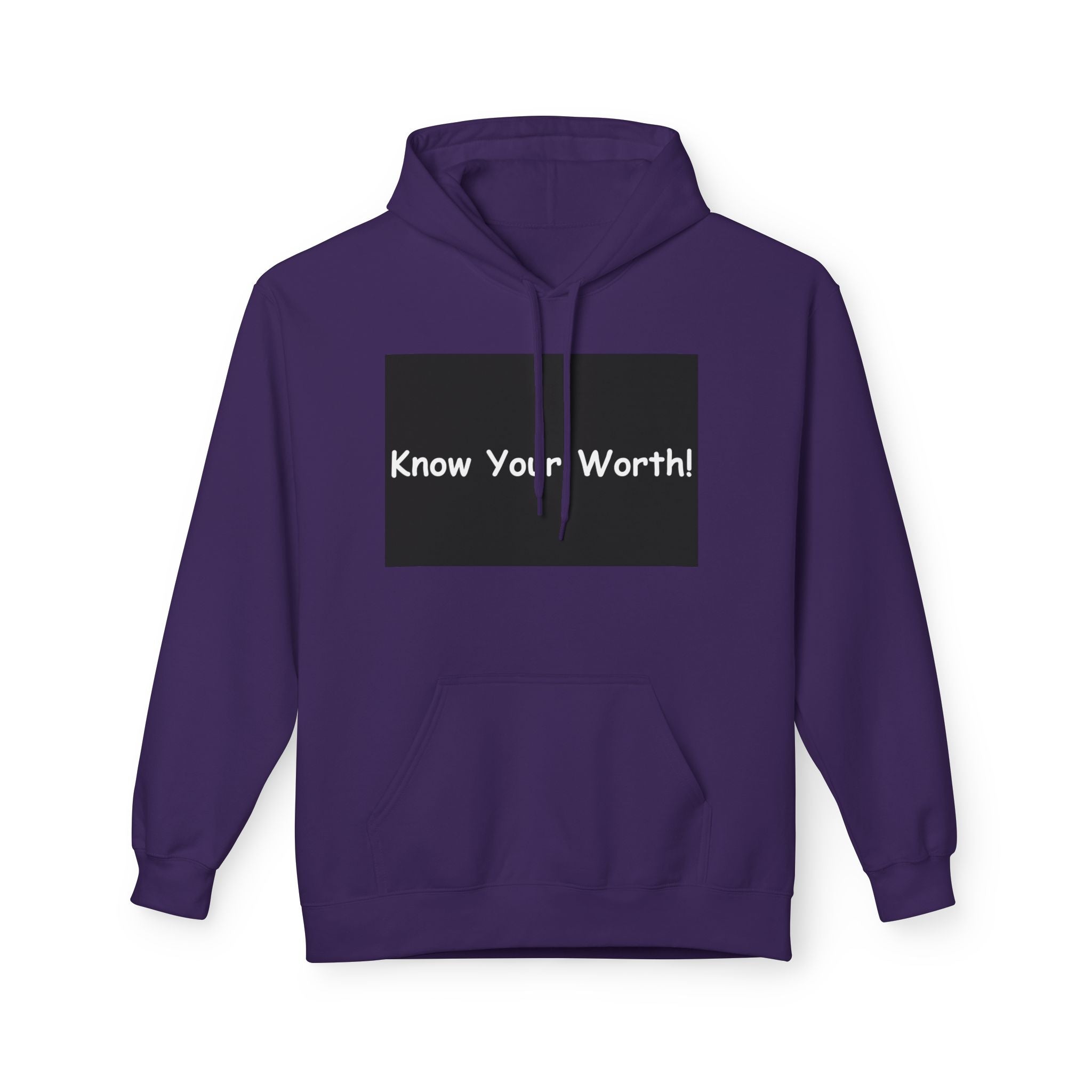 Know Your Worth Hoodie — Everyday Healing Self‑Care Pullover