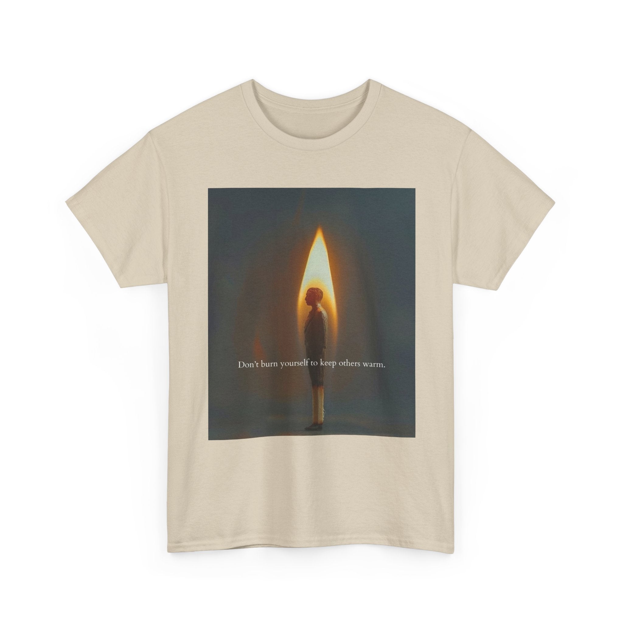 Everyday Healing Tee — Matchstick Flame Comfort Graphic Shirt