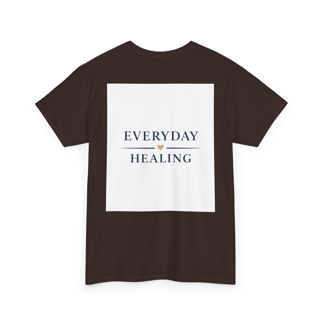 Inspirational Tee – “I Am Bigger Than My Fears” Motivational Cotton T‑Shirt (Everyday Healing)