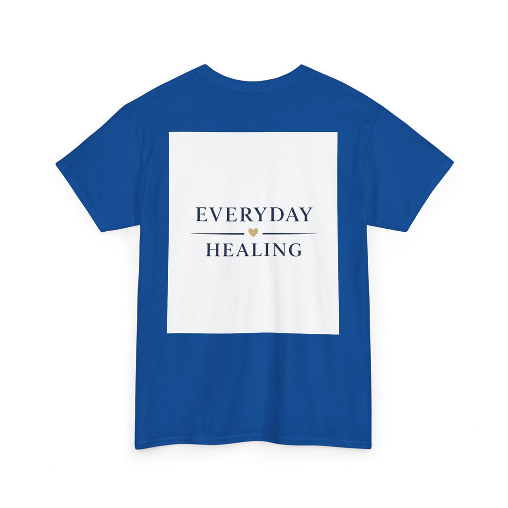 Inspirational Tee – “I Am Bigger Than My Fears” Motivational Cotton T‑Shirt (Everyday Healing)