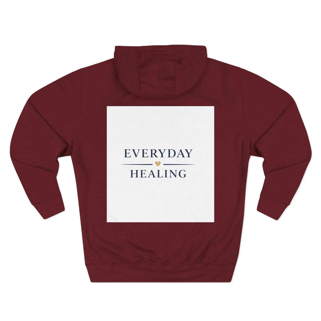 Inspirational Hoodie — “Nobody is coming to save you. Get up.” / Everyday Healing Motivational Pullover