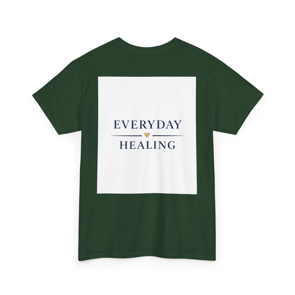 Inspirational Tee – “I Am Bigger Than My Fears” Motivational Cotton T‑Shirt (Everyday Healing)