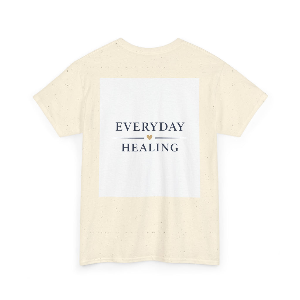 Inspirational Tee – “I Am Bigger Than My Fears” Motivational Cotton T‑Shirt (Everyday Healing)