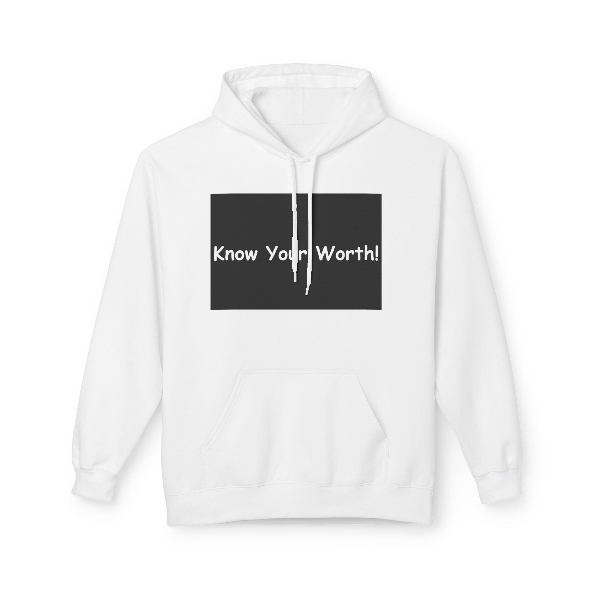 Know Your Worth Hoodie — Everyday Healing Self‑Care Pullover