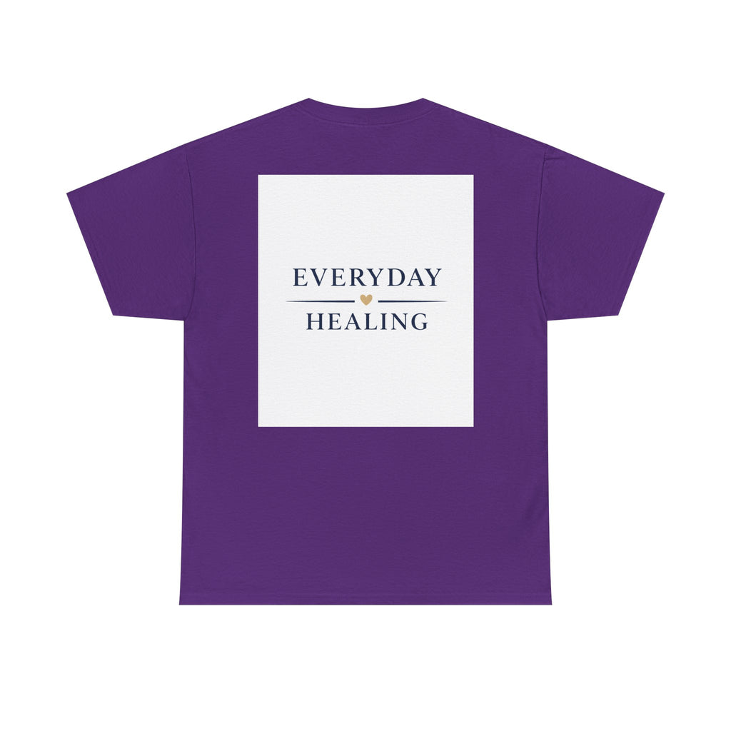 Inspirational Tee – “I Am Bigger Than My Fears” Motivational Cotton T‑Shirt (Everyday Healing)