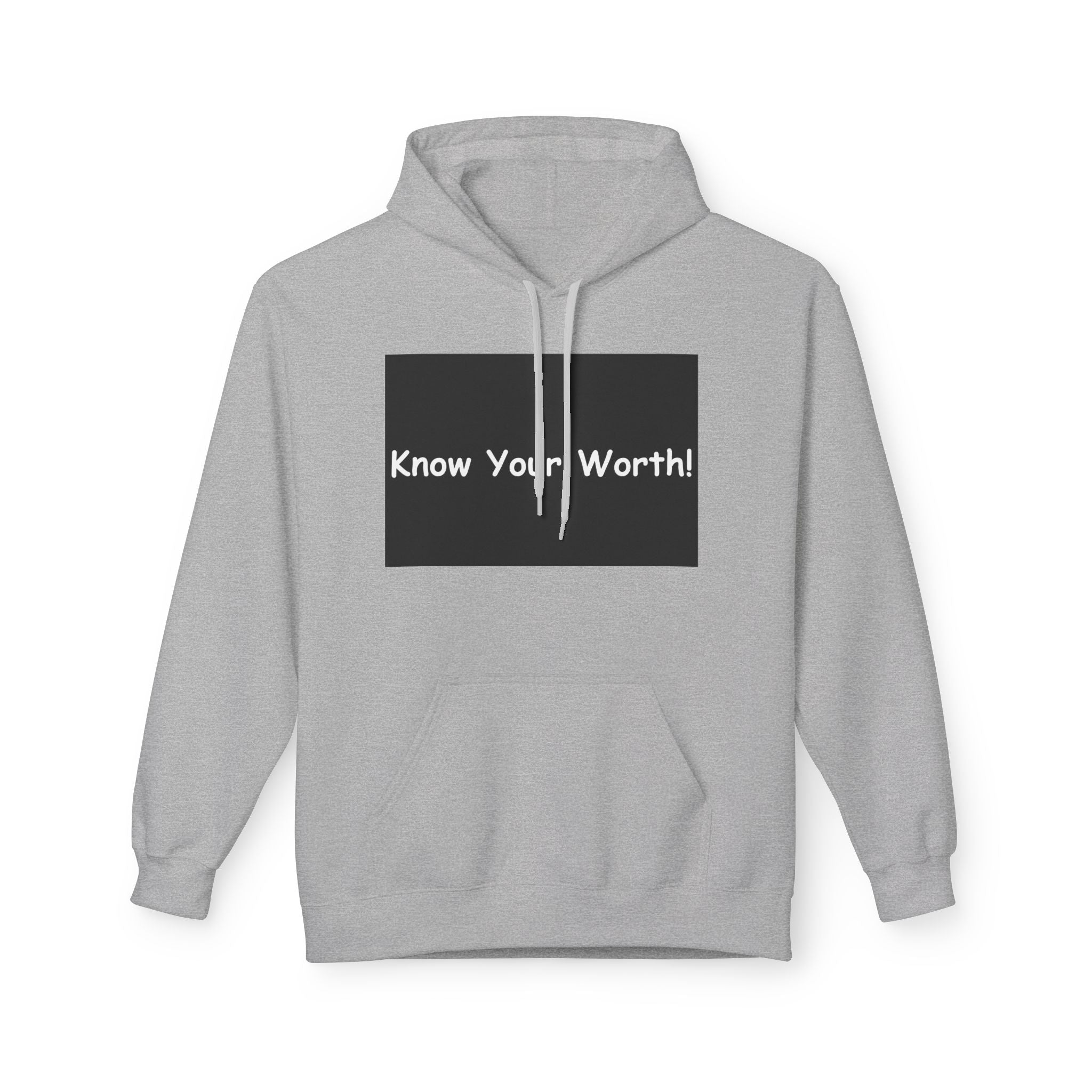 Know Your Worth Hoodie — Everyday Healing Self‑Care Pullover
