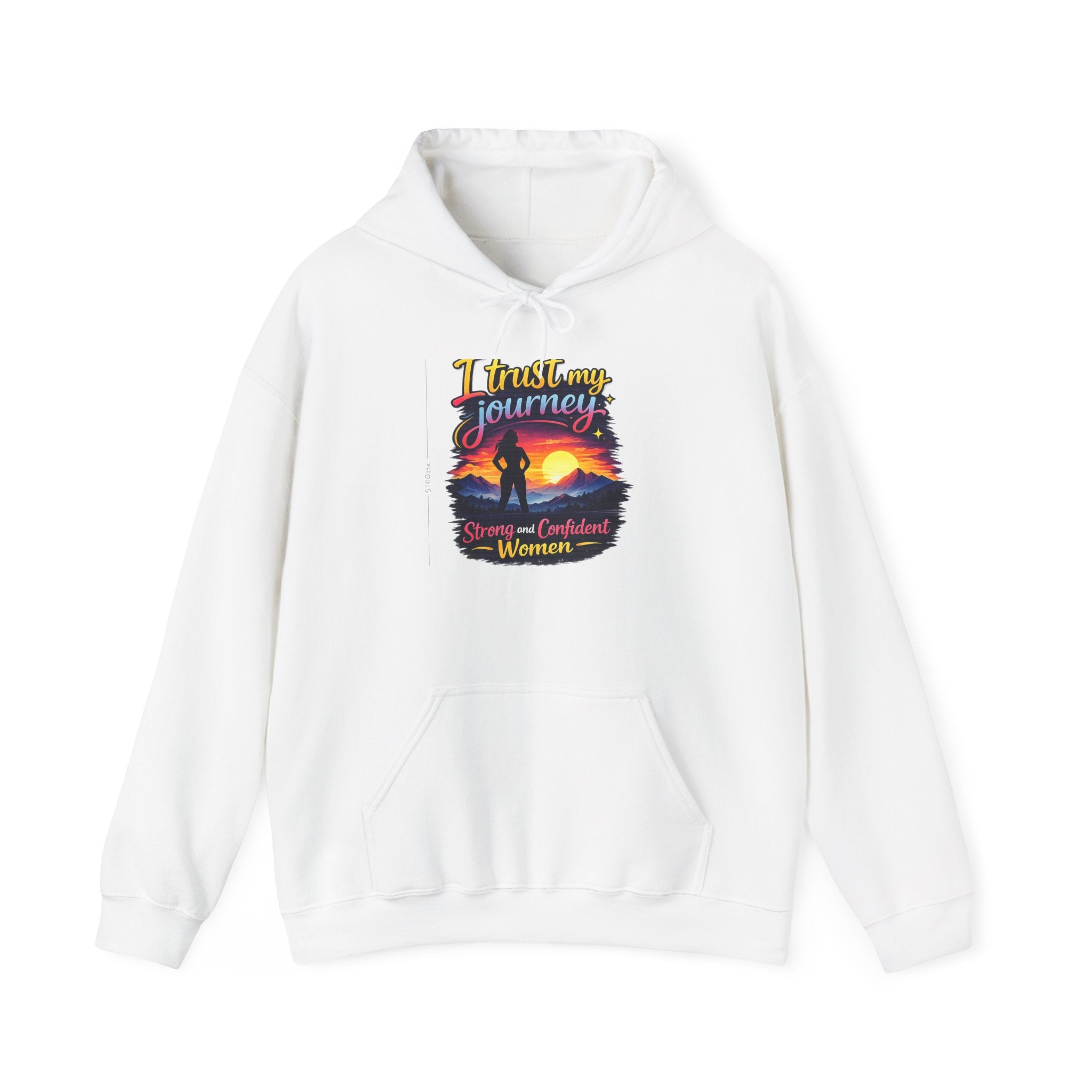 I Trust My Journey Hoodie | Inspirational Sunset Silhouette Women