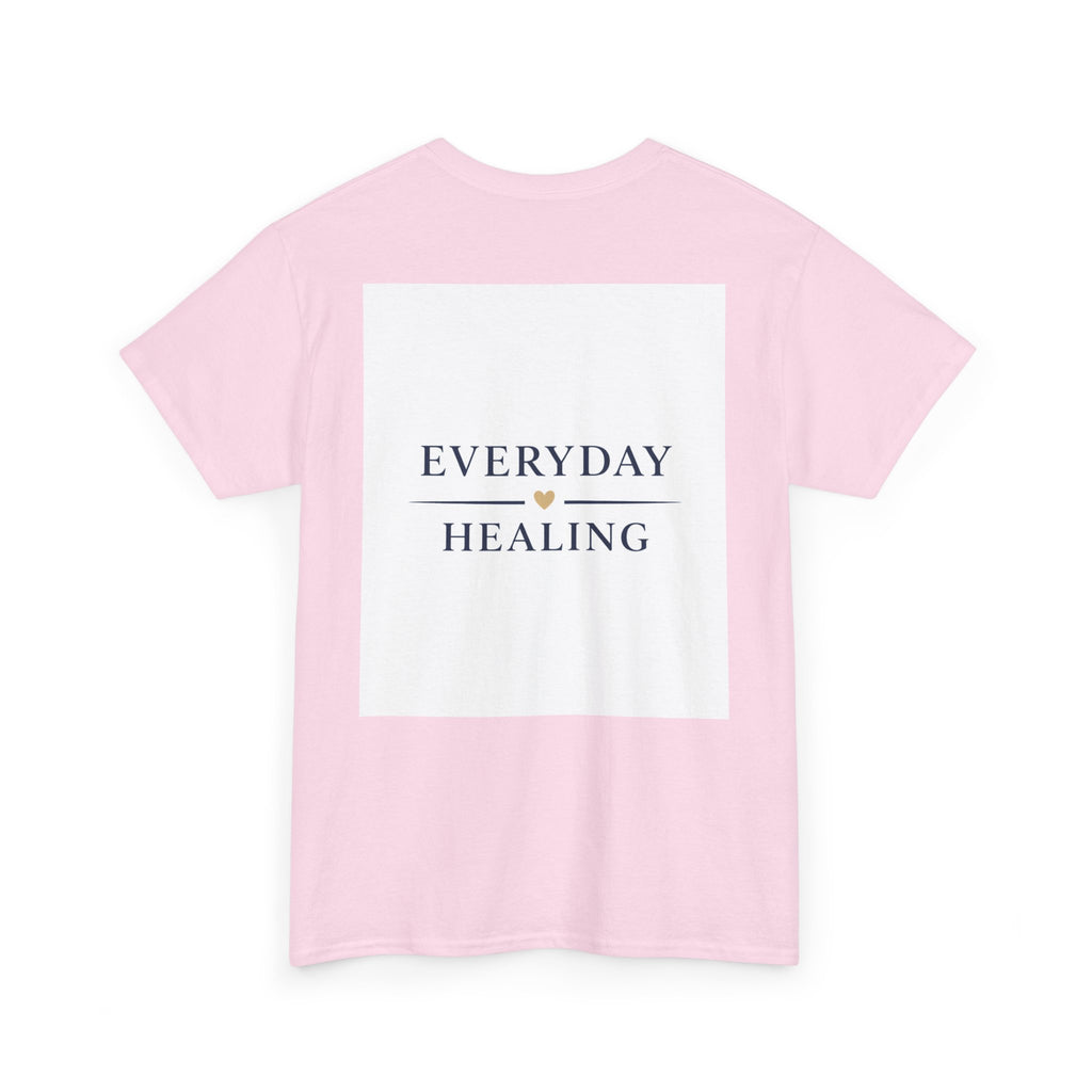 Inspirational Tee – “I Am Bigger Than My Fears” Motivational Cotton T‑Shirt (Everyday Healing)