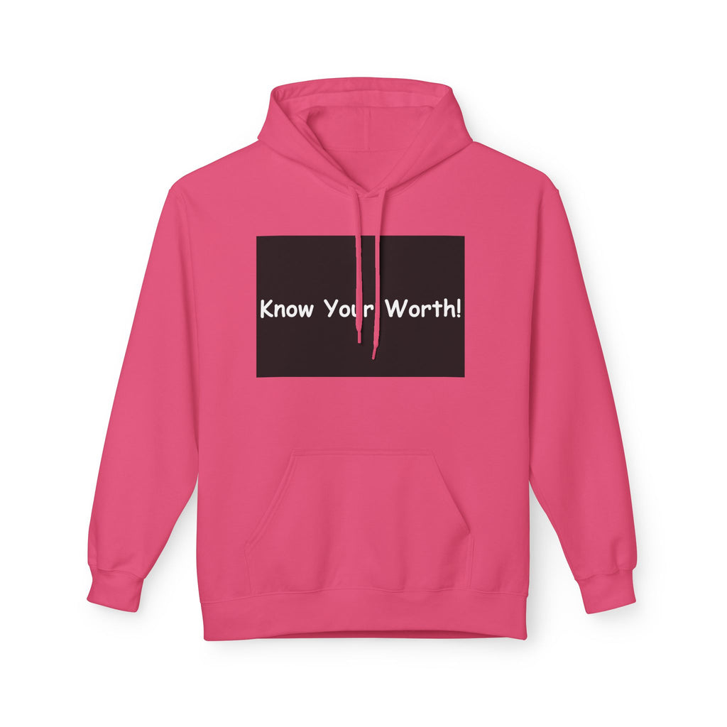 Know Your Worth Hoodie — Everyday Healing Self‑Care Pullover