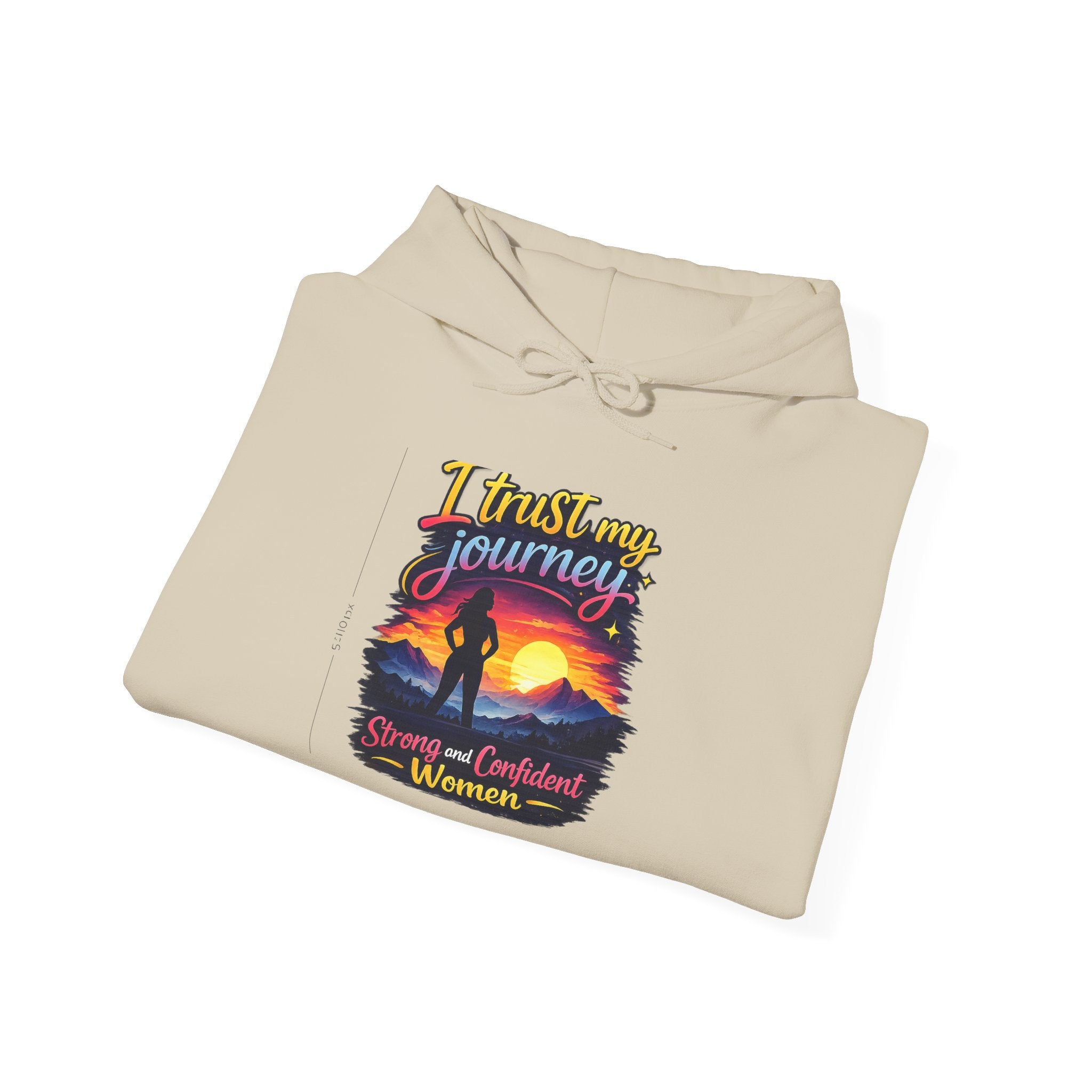 I Trust My Journey Hoodie | Inspirational Sunset Silhouette Women