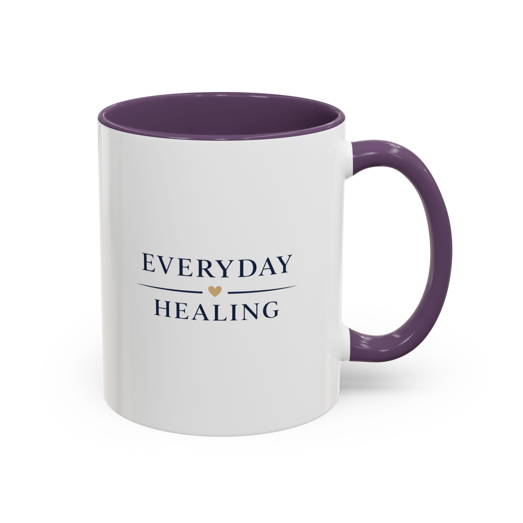Everyday Healing Accent Coffee Mug – Inspirational 11/15oz Ceramic