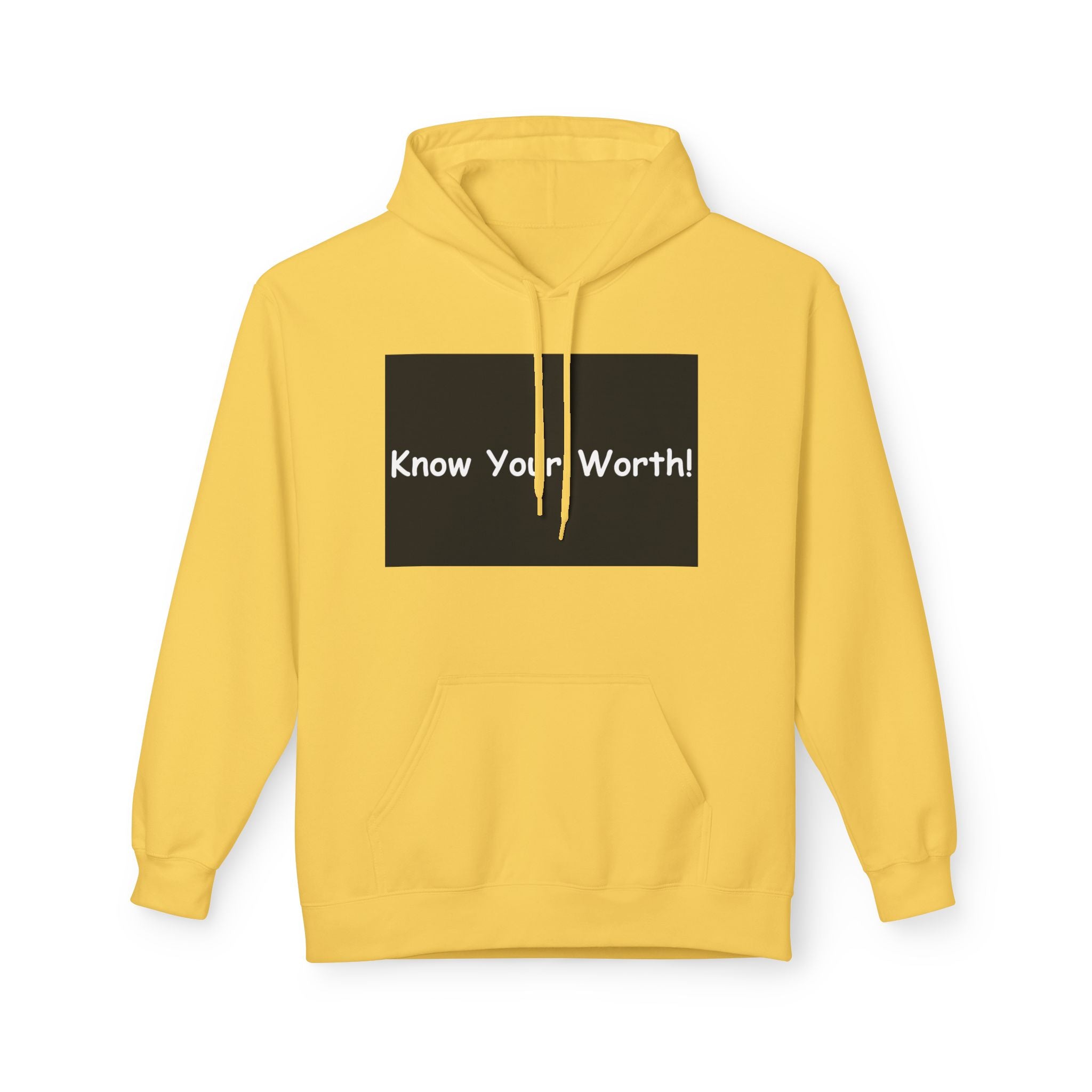 Know Your Worth Hoodie — Everyday Healing Self‑Care Pullover