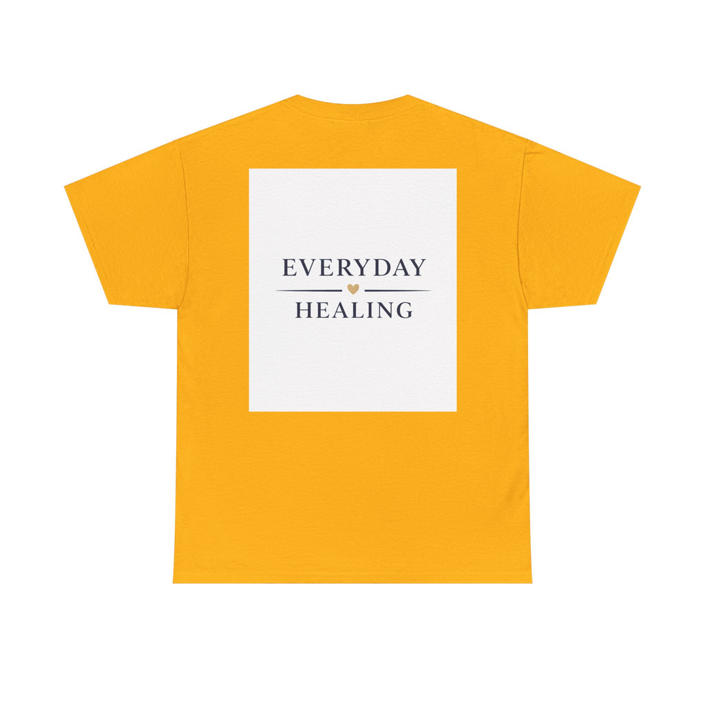 Inspirational Tee – “I Am Bigger Than My Fears” Motivational Cotton T‑Shirt (Everyday Healing)