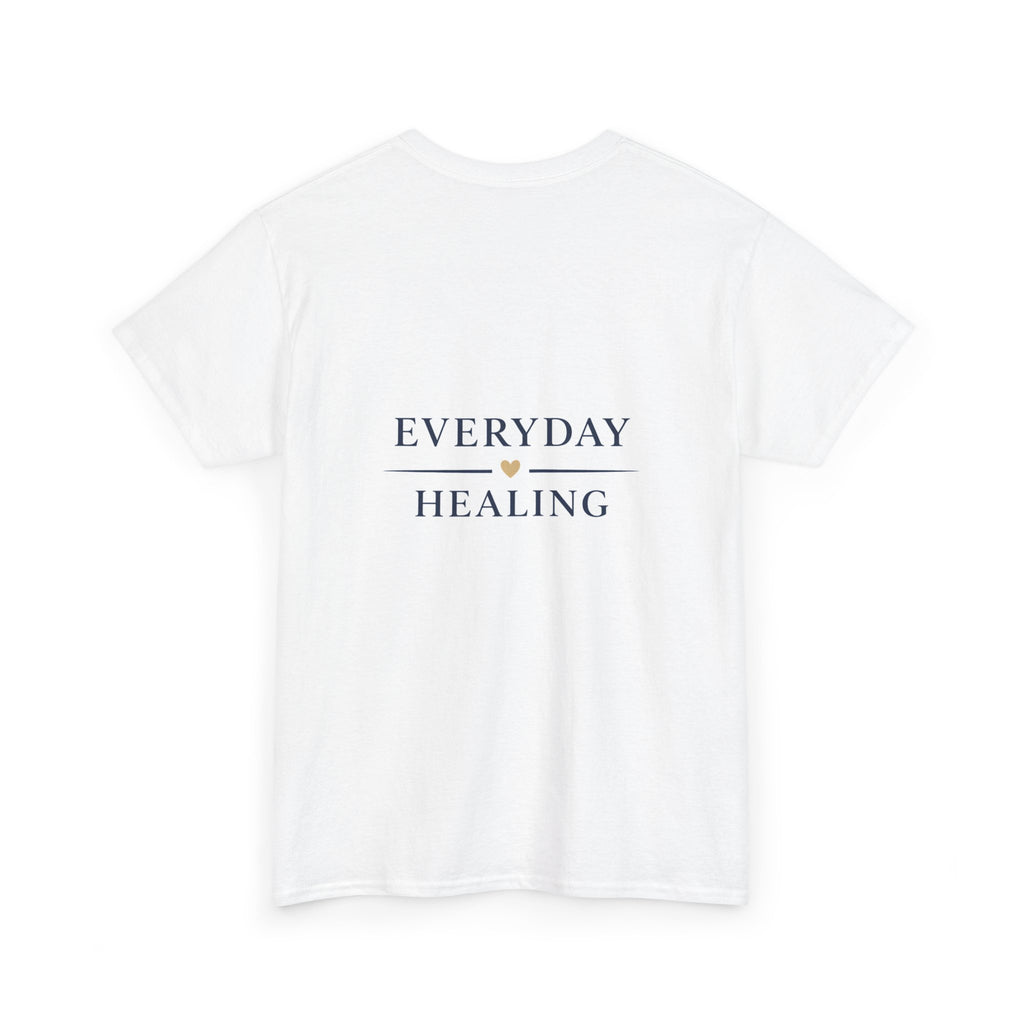 Inspirational Tee – “I Am Bigger Than My Fears” Motivational Cotton T‑Shirt (Everyday Healing)