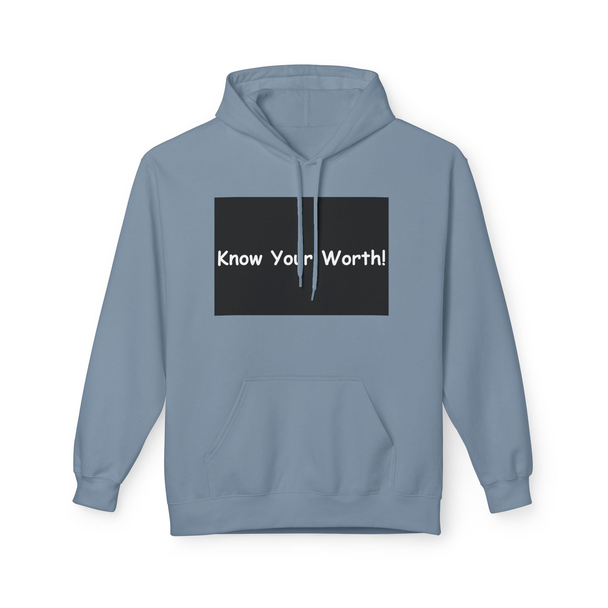 Know Your Worth Hoodie — Everyday Healing Self‑Care Pullover