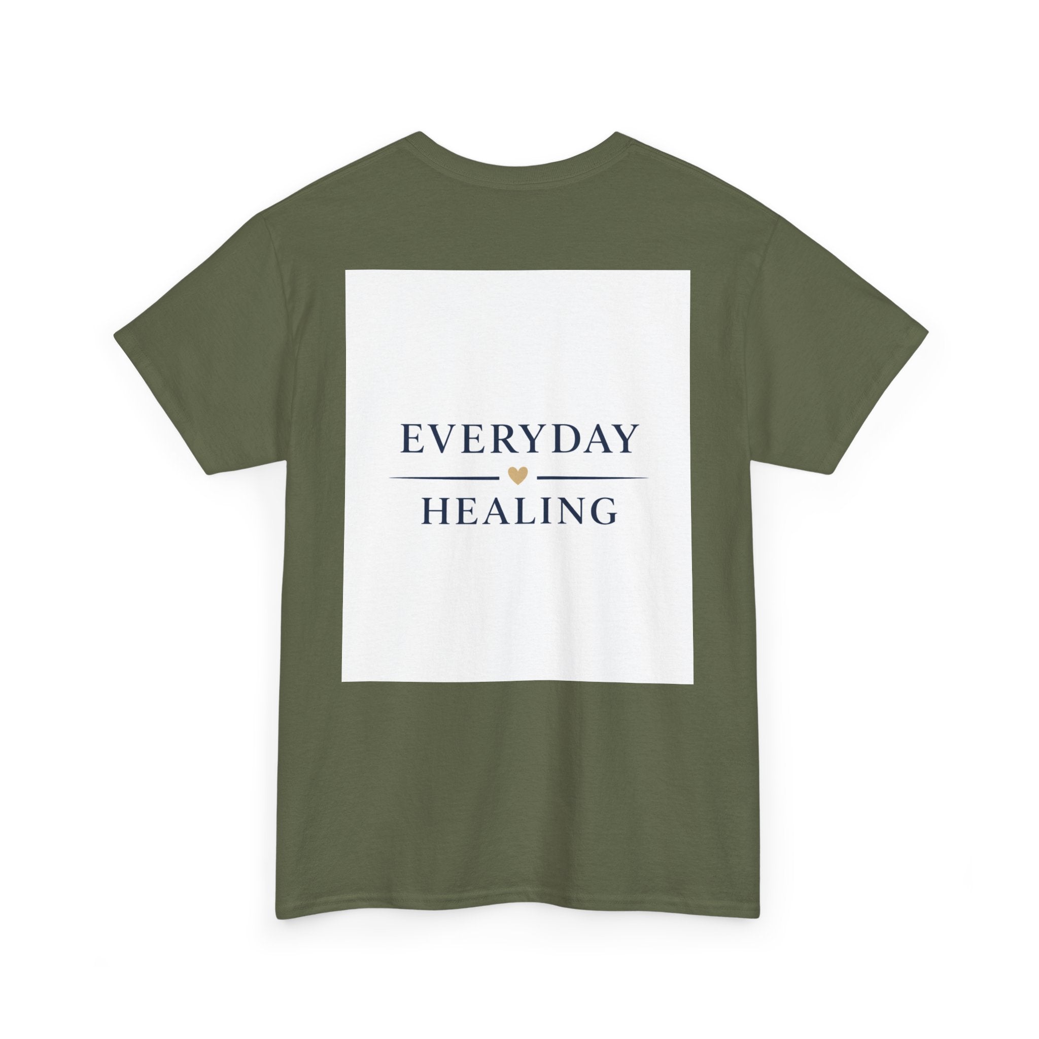 Inspirational Tee – “I Am Bigger Than My Fears” Motivational Cotton T‑Shirt (Everyday Healing)