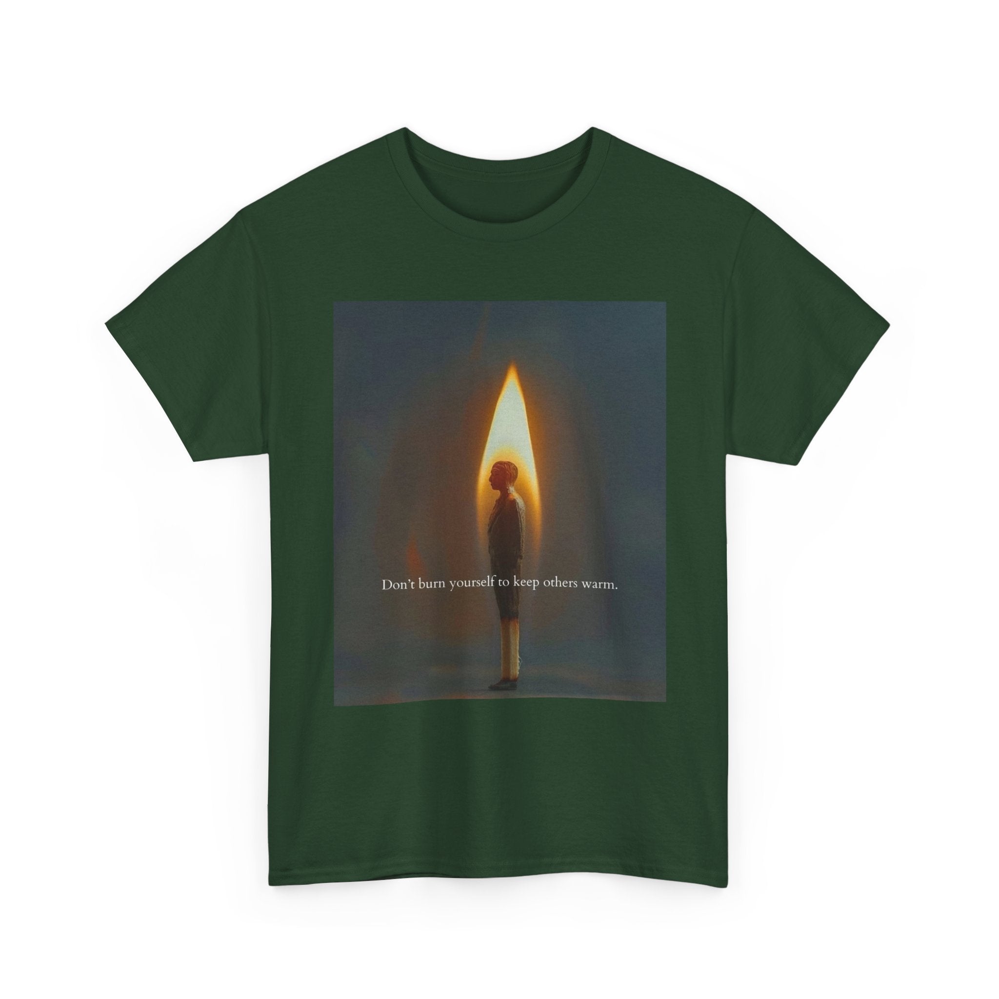Everyday Healing Tee — Matchstick Flame Comfort Graphic Shirt