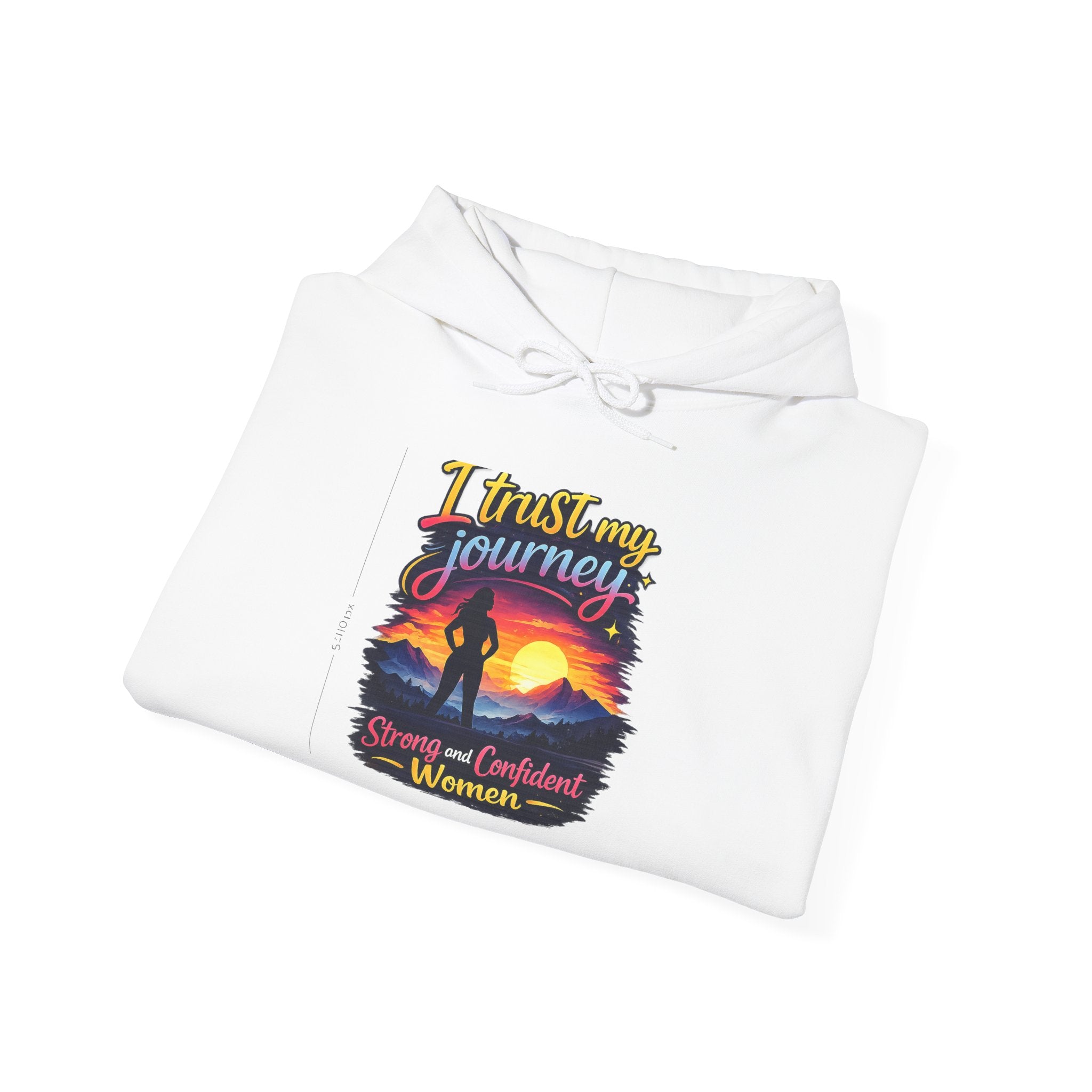 I Trust My Journey Hoodie | Inspirational Sunset Silhouette Women