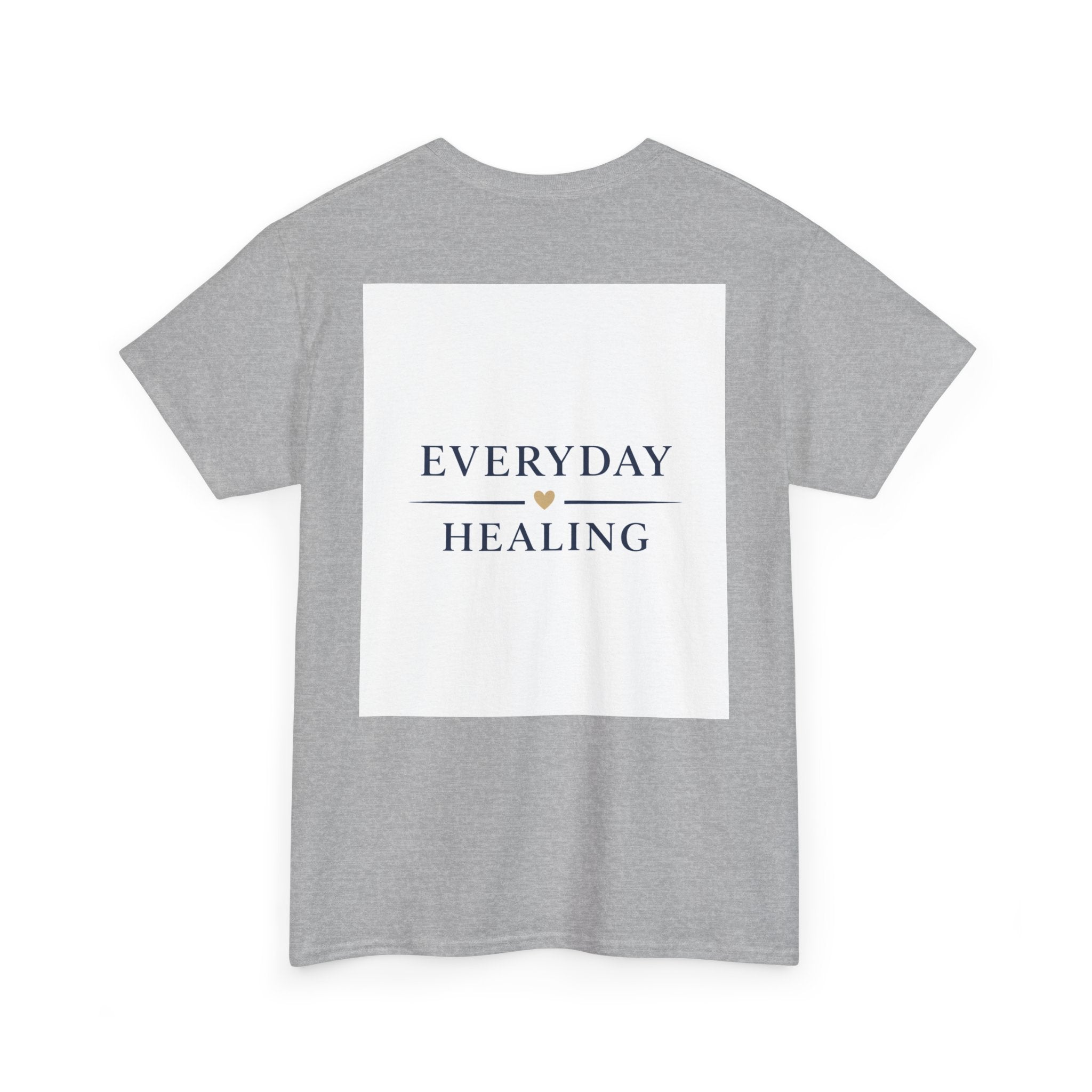 Inspirational Tee – “I Am Bigger Than My Fears” Motivational Cotton T‑Shirt (Everyday Healing)
