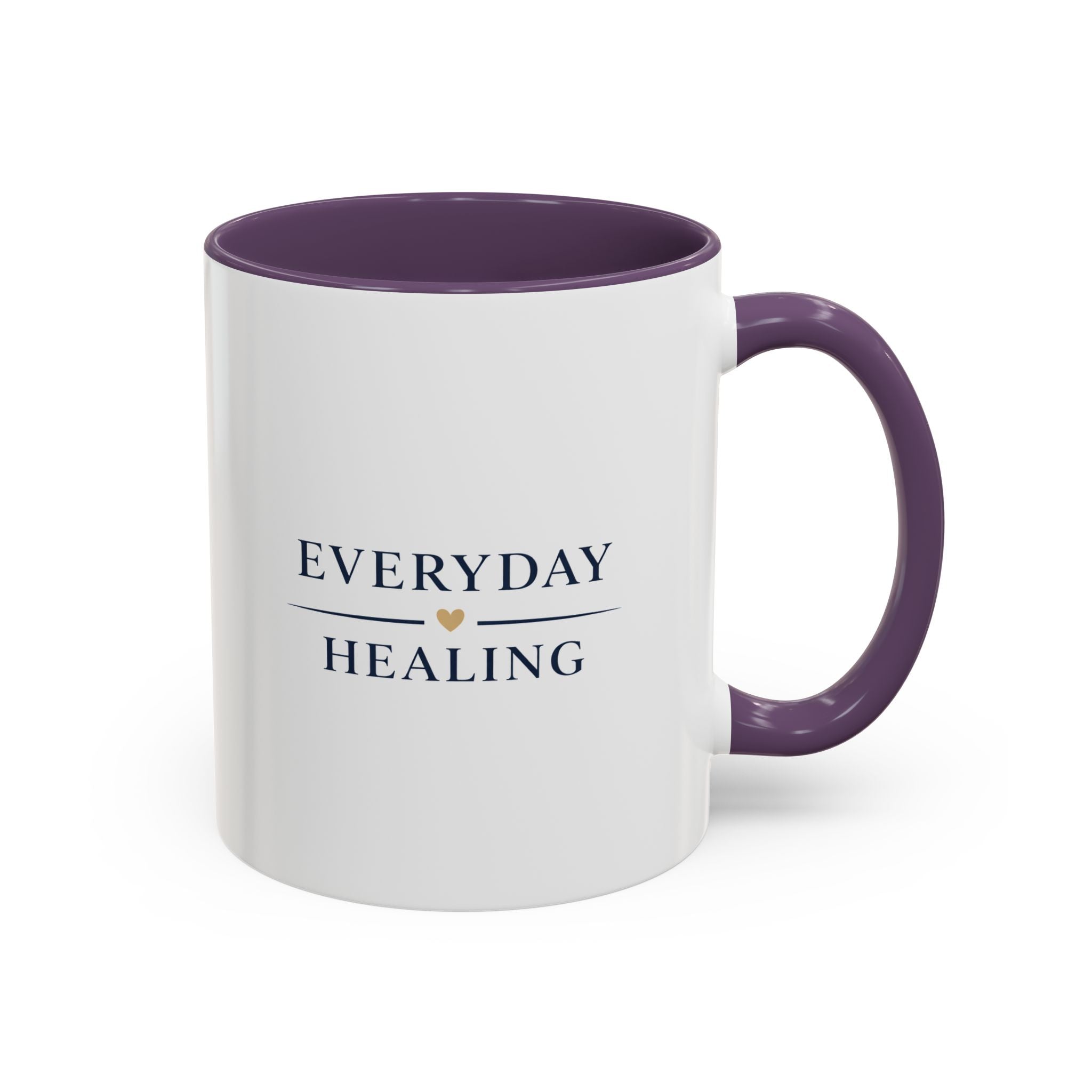 Everyday Healing Accent Coffee Mug – Inspirational 11/15oz Ceramic