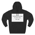 Inspirational Hoodie — “Nobody is coming to save you. Get up.” / Everyday Healing Motivational Pullover
