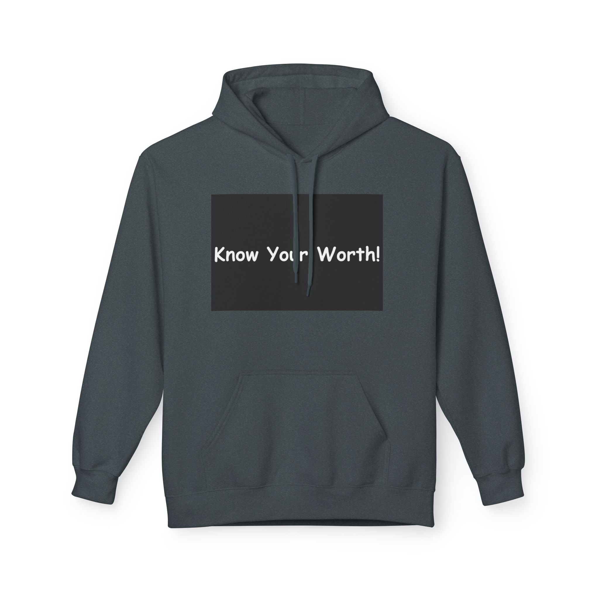 Know Your Worth Hoodie — Everyday Healing Self‑Care Pullover