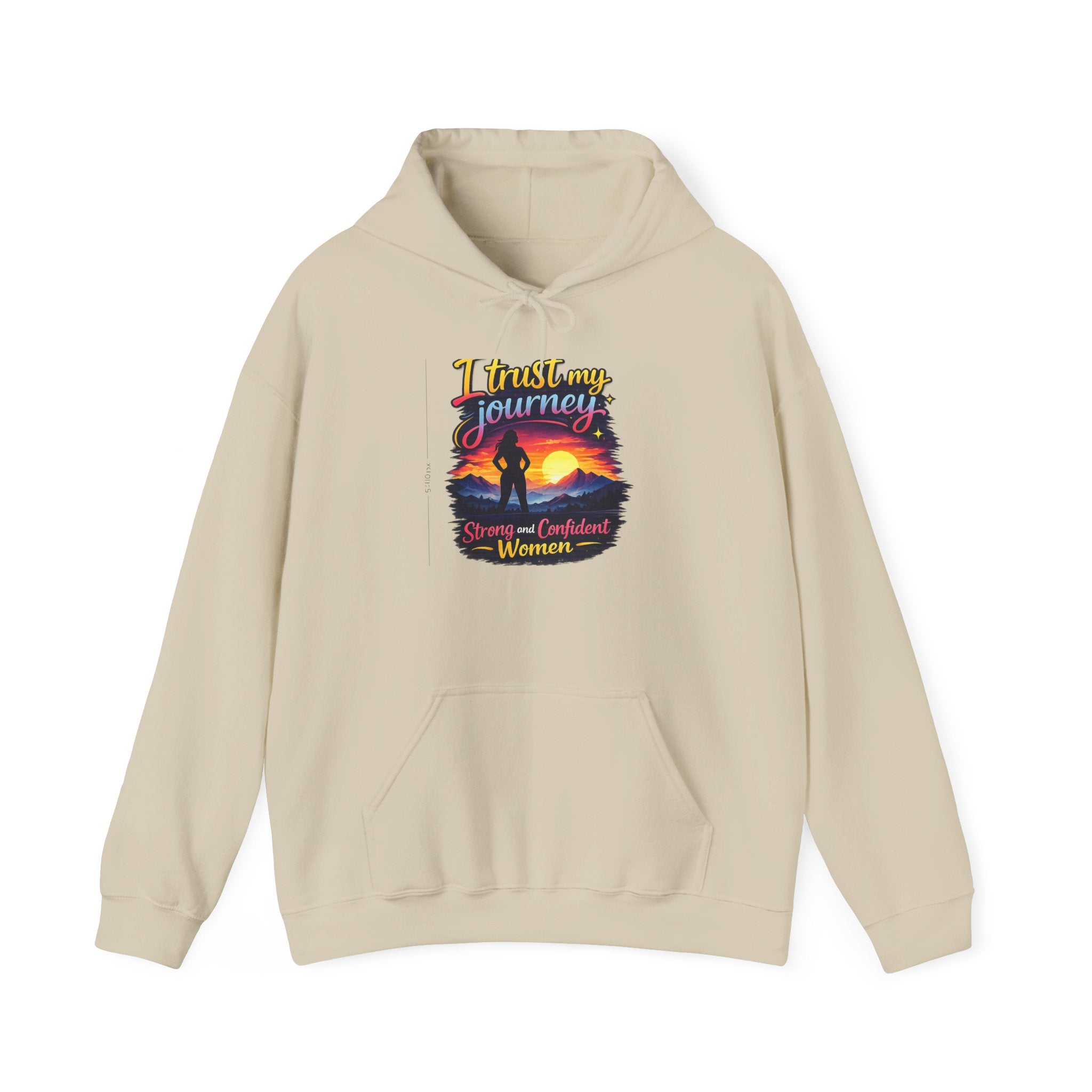 I Trust My Journey Hoodie | Inspirational Sunset Silhouette Women