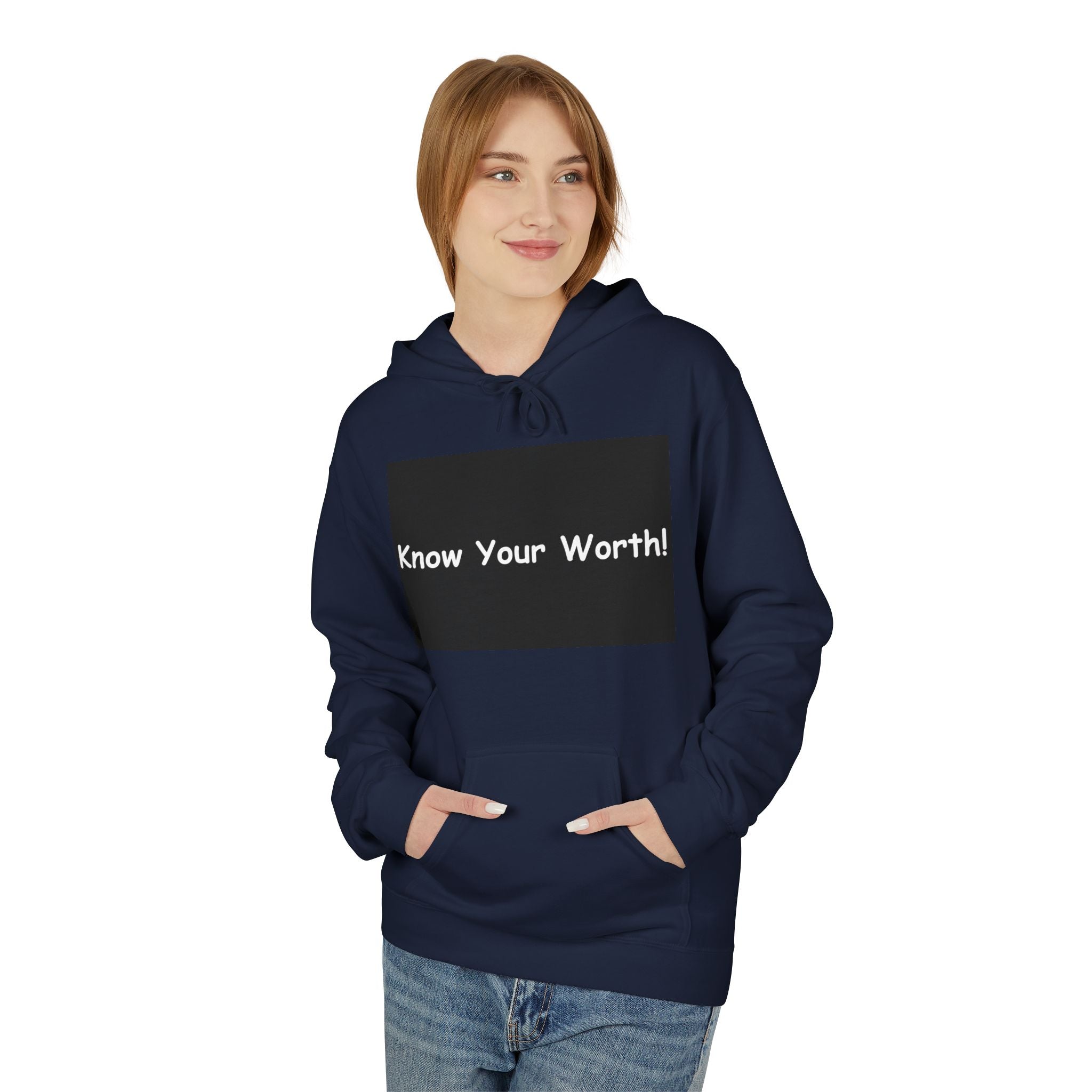 Know Your Worth Hoodie — Everyday Healing Self‑Care Pullover