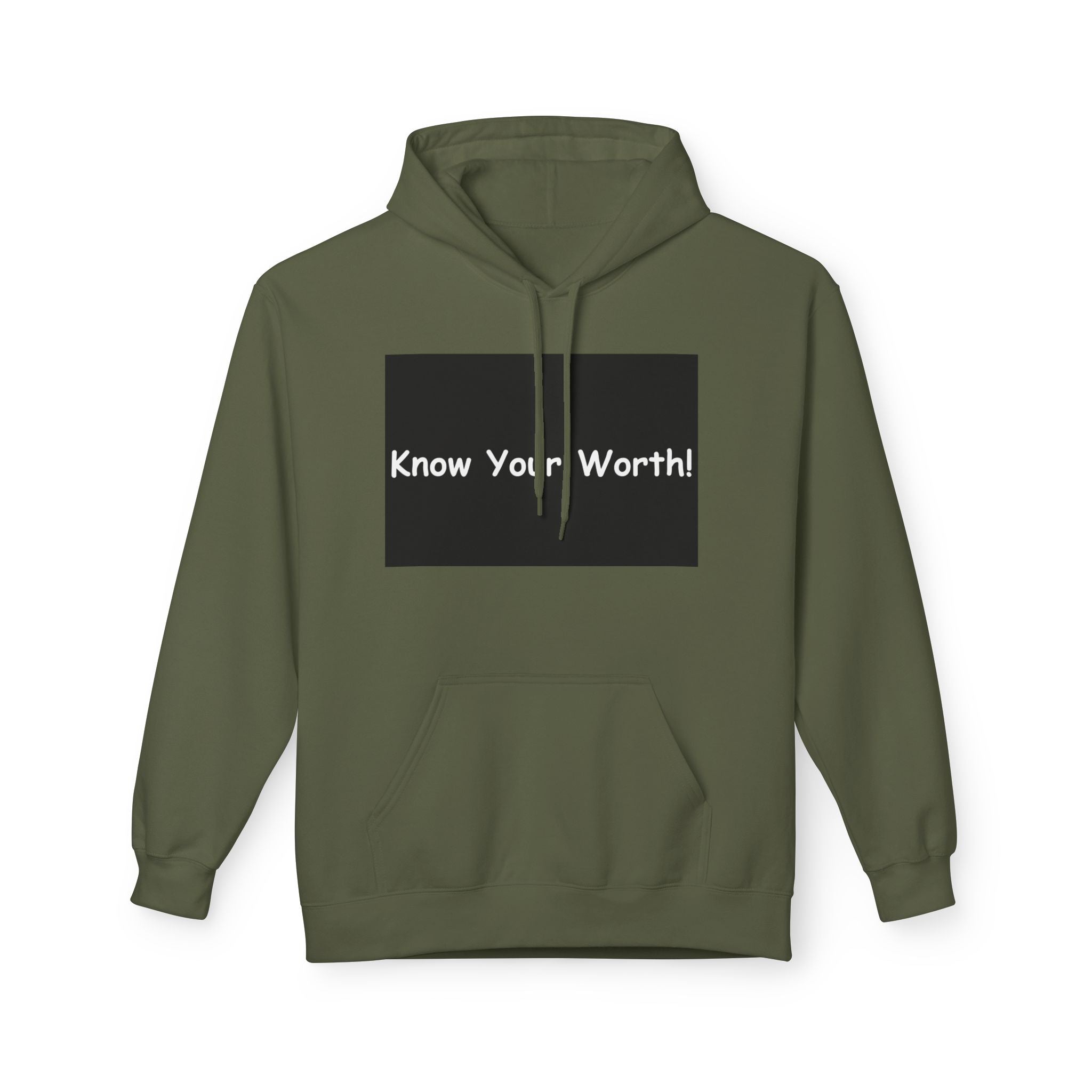 Know Your Worth Hoodie — Everyday Healing Self‑Care Pullover