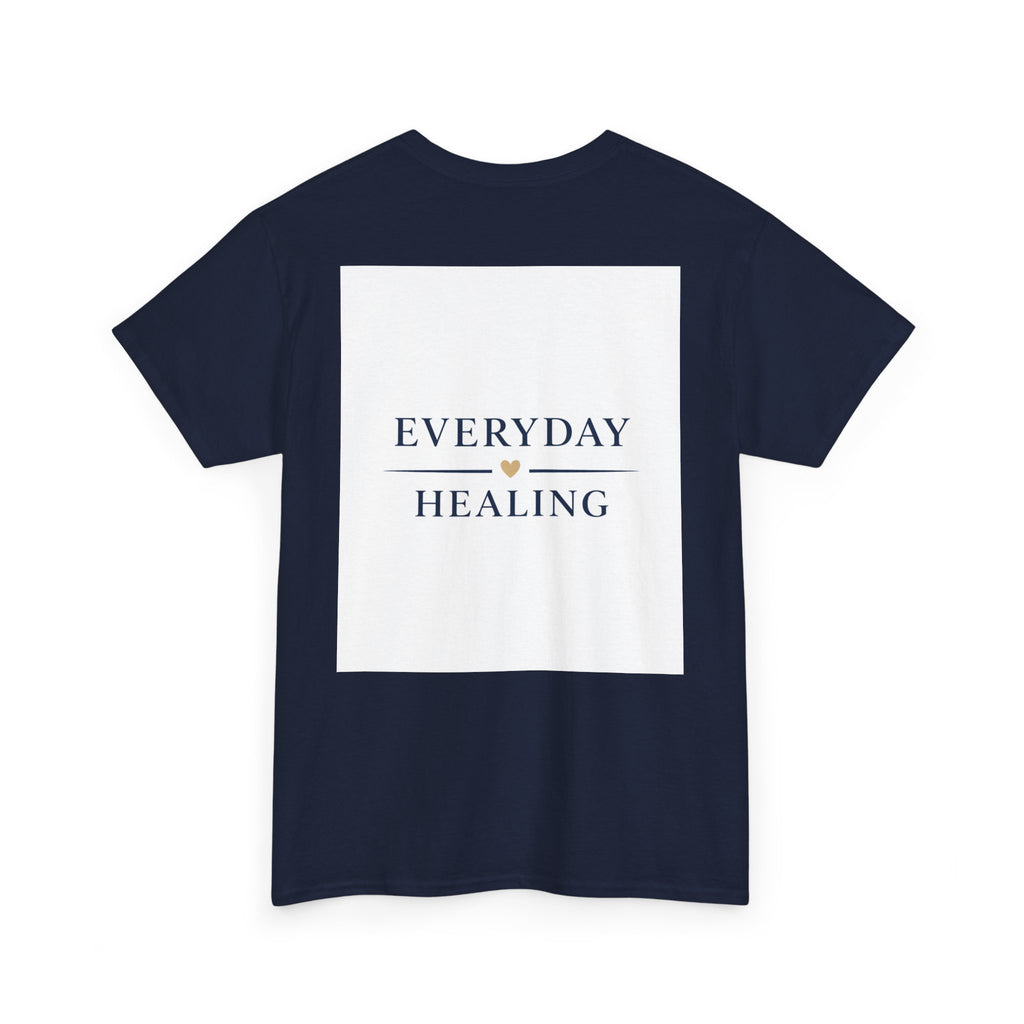Inspirational Tee – “I Am Bigger Than My Fears” Motivational Cotton T‑Shirt (Everyday Healing)