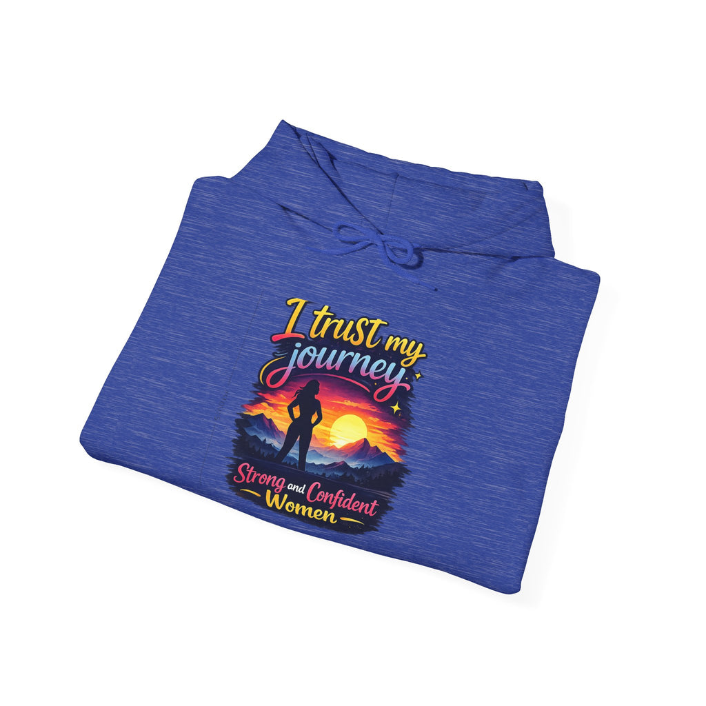 I Trust My Journey Hoodie | Inspirational Sunset Silhouette Women