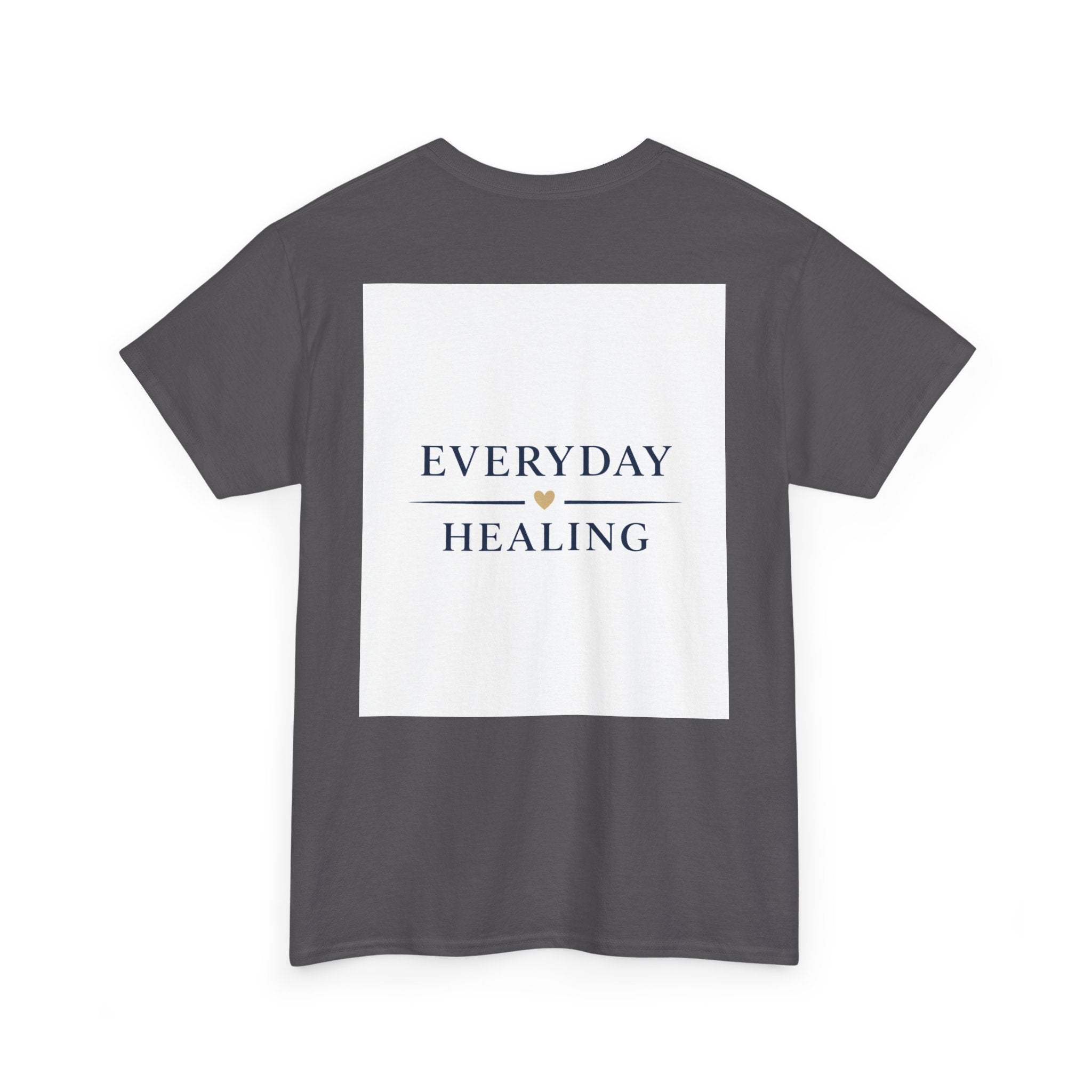 Inspirational Tee – “I Am Bigger Than My Fears” Motivational Cotton T‑Shirt (Everyday Healing)