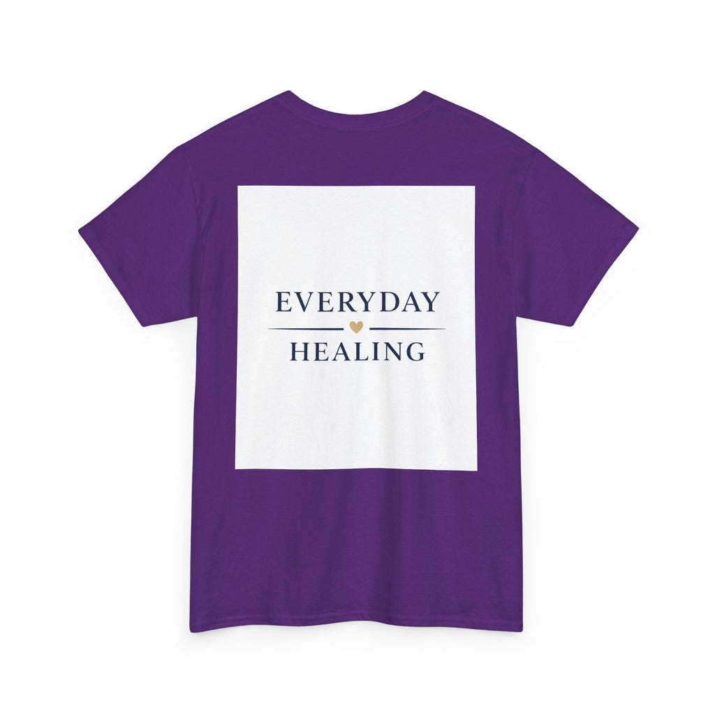 Inspirational Tee – “I Am Bigger Than My Fears” Motivational Cotton T‑Shirt (Everyday Healing)