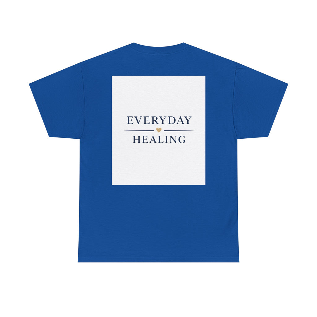 Inspirational Tee – “I Am Bigger Than My Fears” Motivational Cotton T‑Shirt (Everyday Healing)