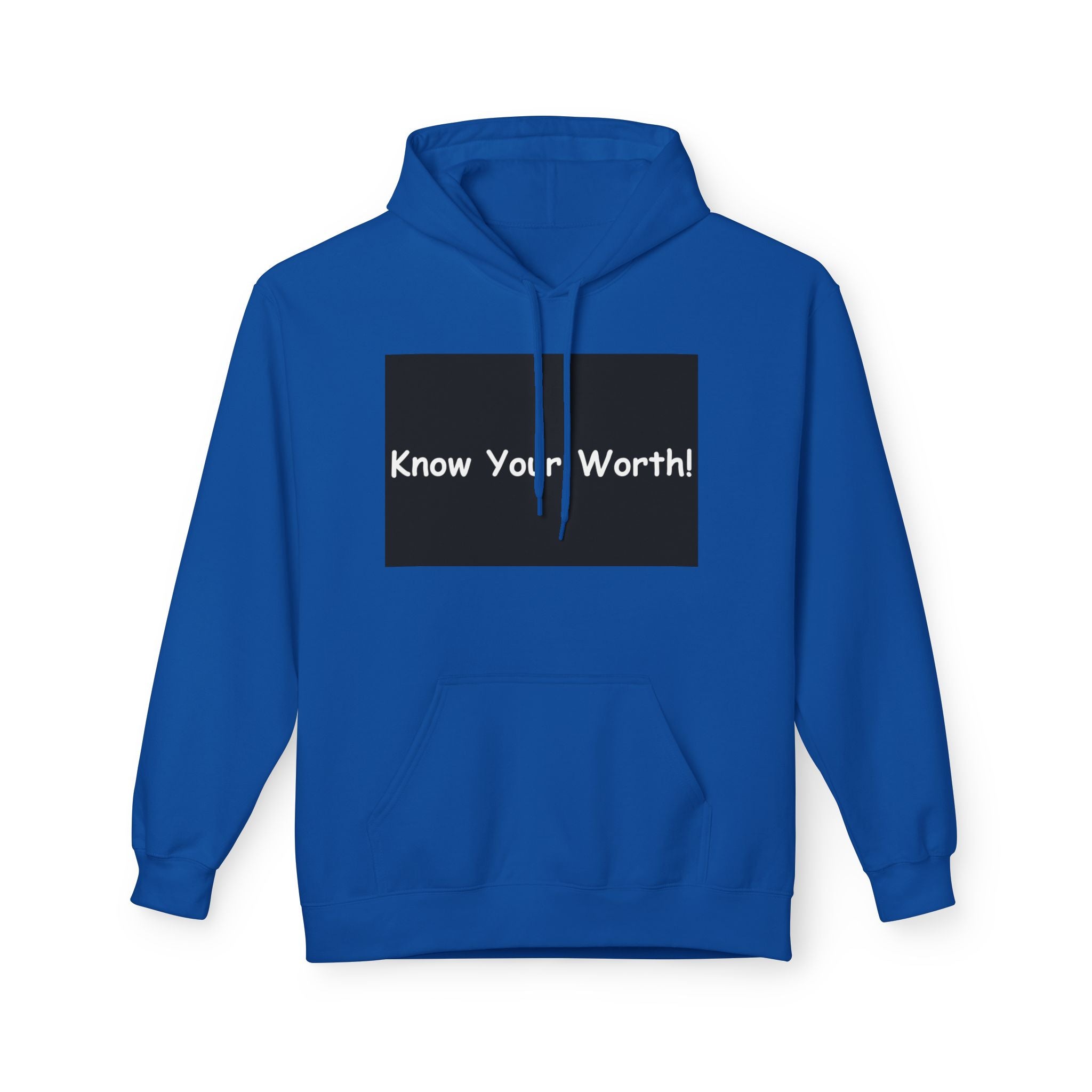 Know Your Worth Hoodie — Everyday Healing Self‑Care Pullover