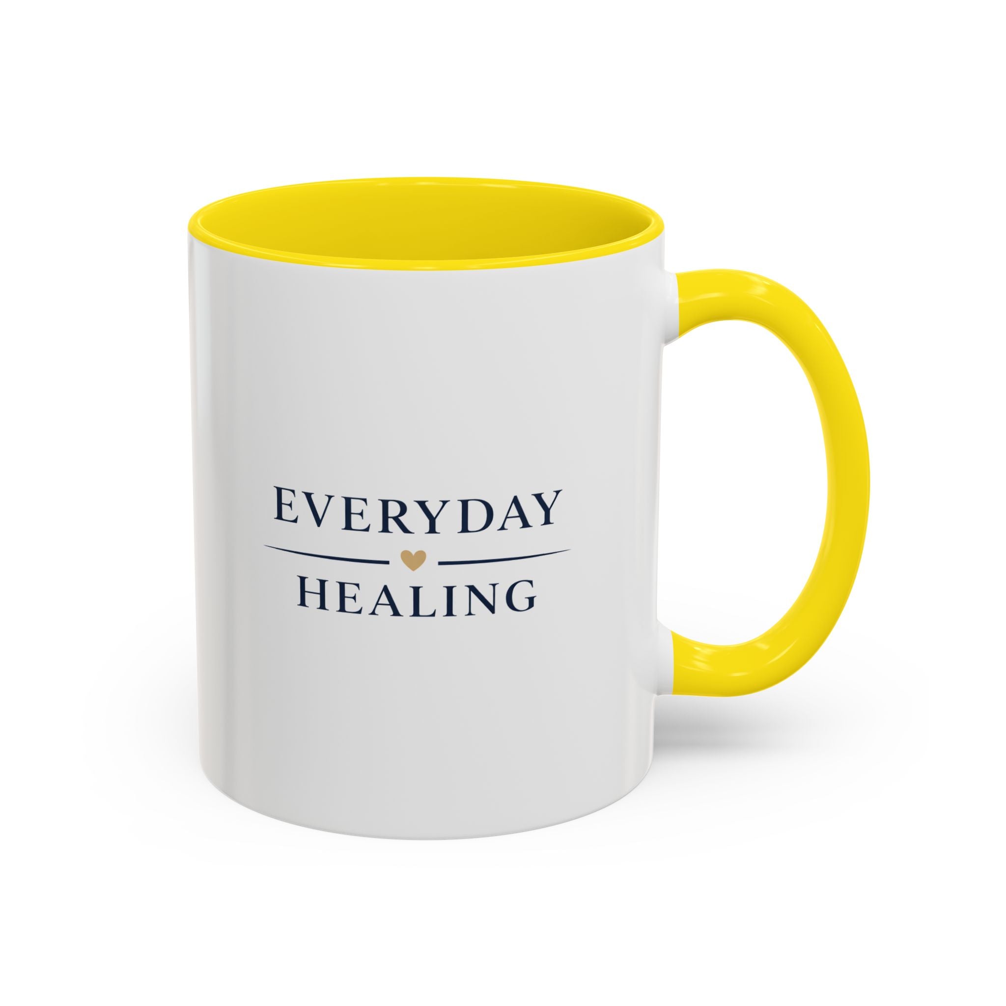 Everyday Healing Accent Coffee Mug – Inspirational 11/15oz Ceramic