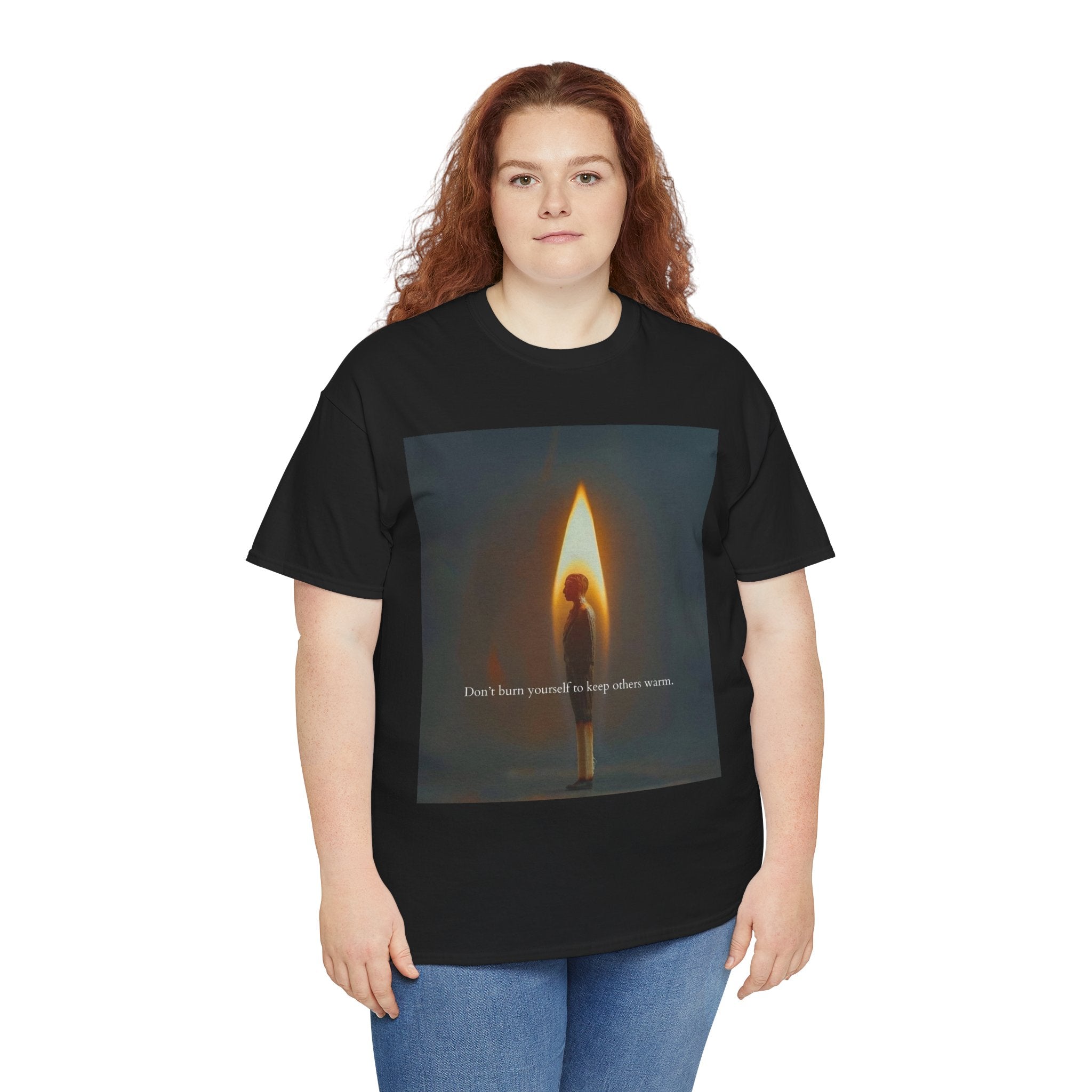 Everyday Healing Tee — Matchstick Flame Comfort Graphic Shirt