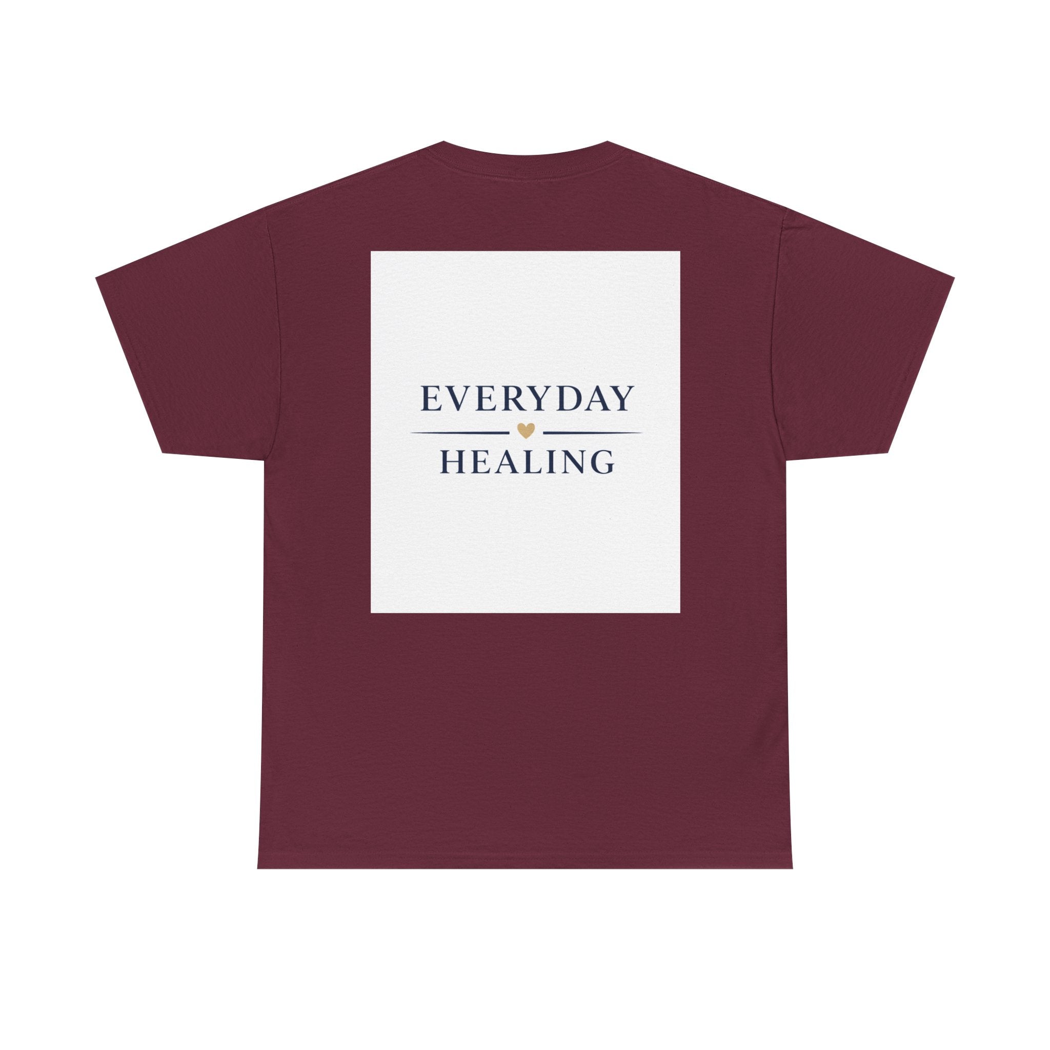 Inspirational Tee – “I Am Bigger Than My Fears” Motivational Cotton T‑Shirt (Everyday Healing)