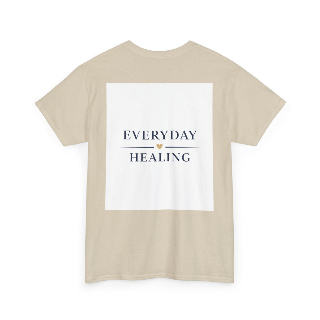 Inspirational Tee – “I Am Bigger Than My Fears” Motivational Cotton T‑Shirt (Everyday Healing)