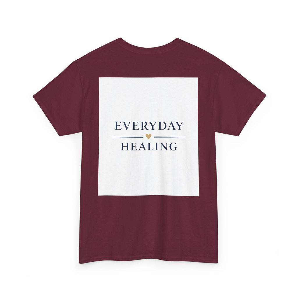 Inspirational Tee – “I Am Bigger Than My Fears” Motivational Cotton T‑Shirt (Everyday Healing)