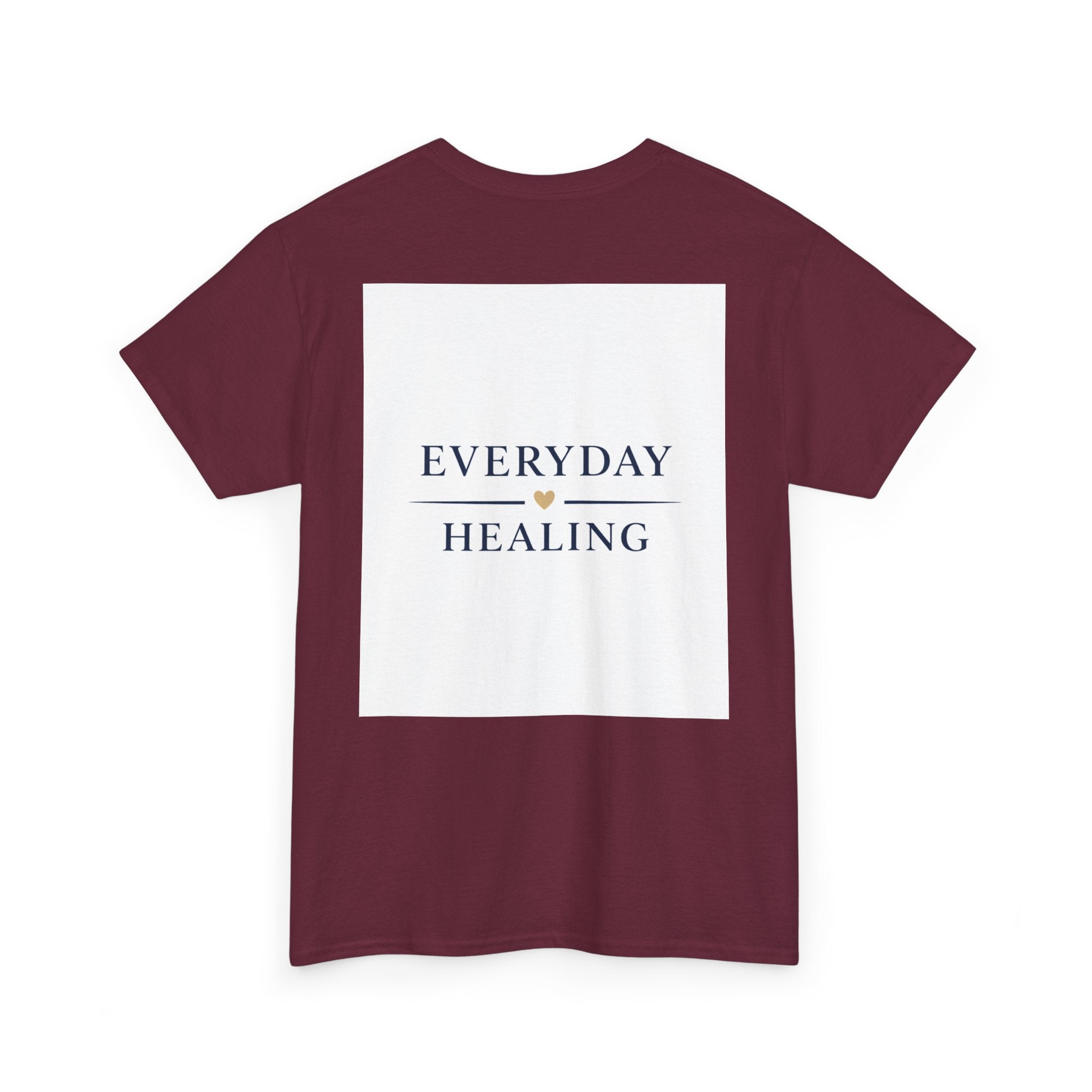 Inspirational Tee – “I Am Bigger Than My Fears” Motivational Cotton T‑Shirt (Everyday Healing)