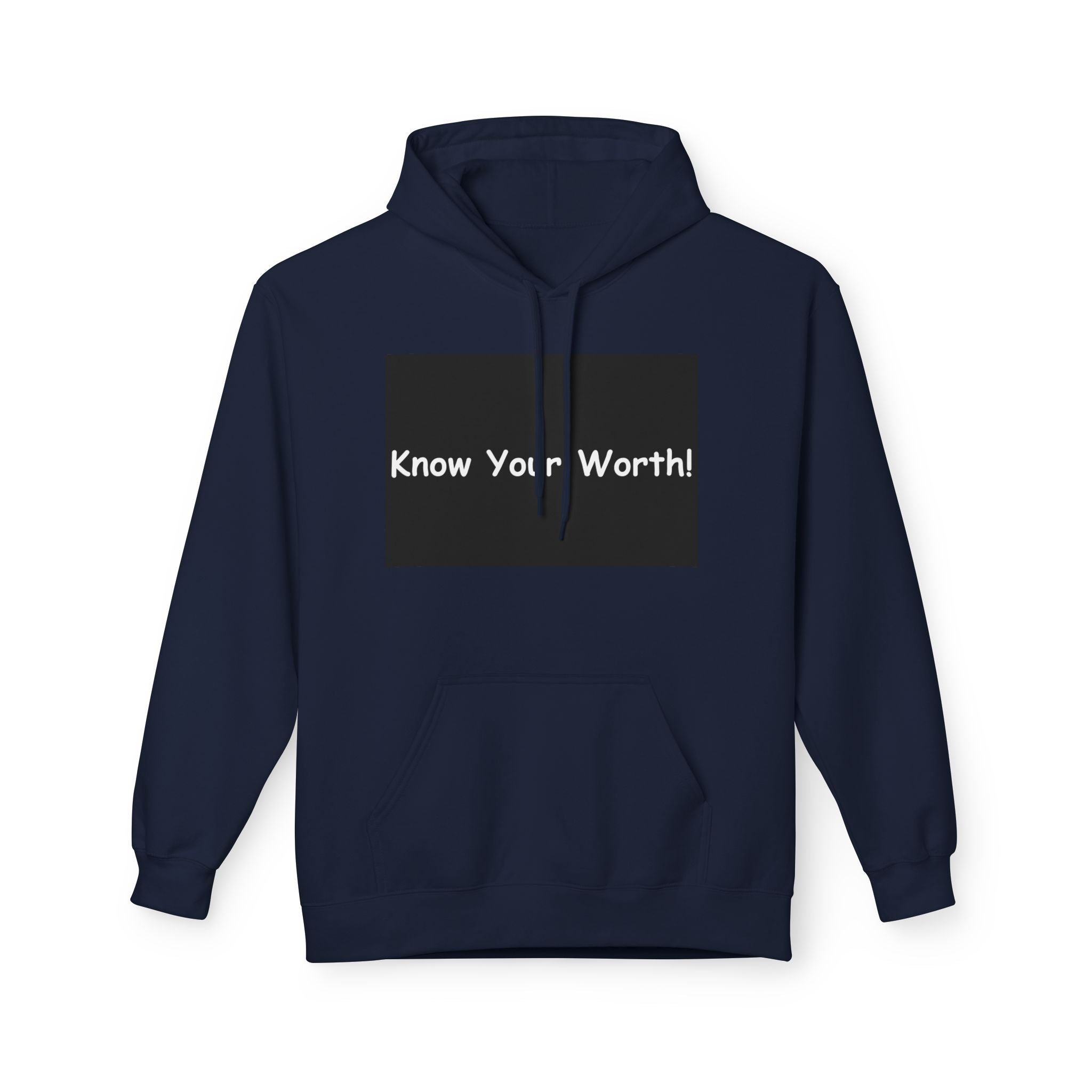 Know Your Worth Hoodie — Everyday Healing Self‑Care Pullover