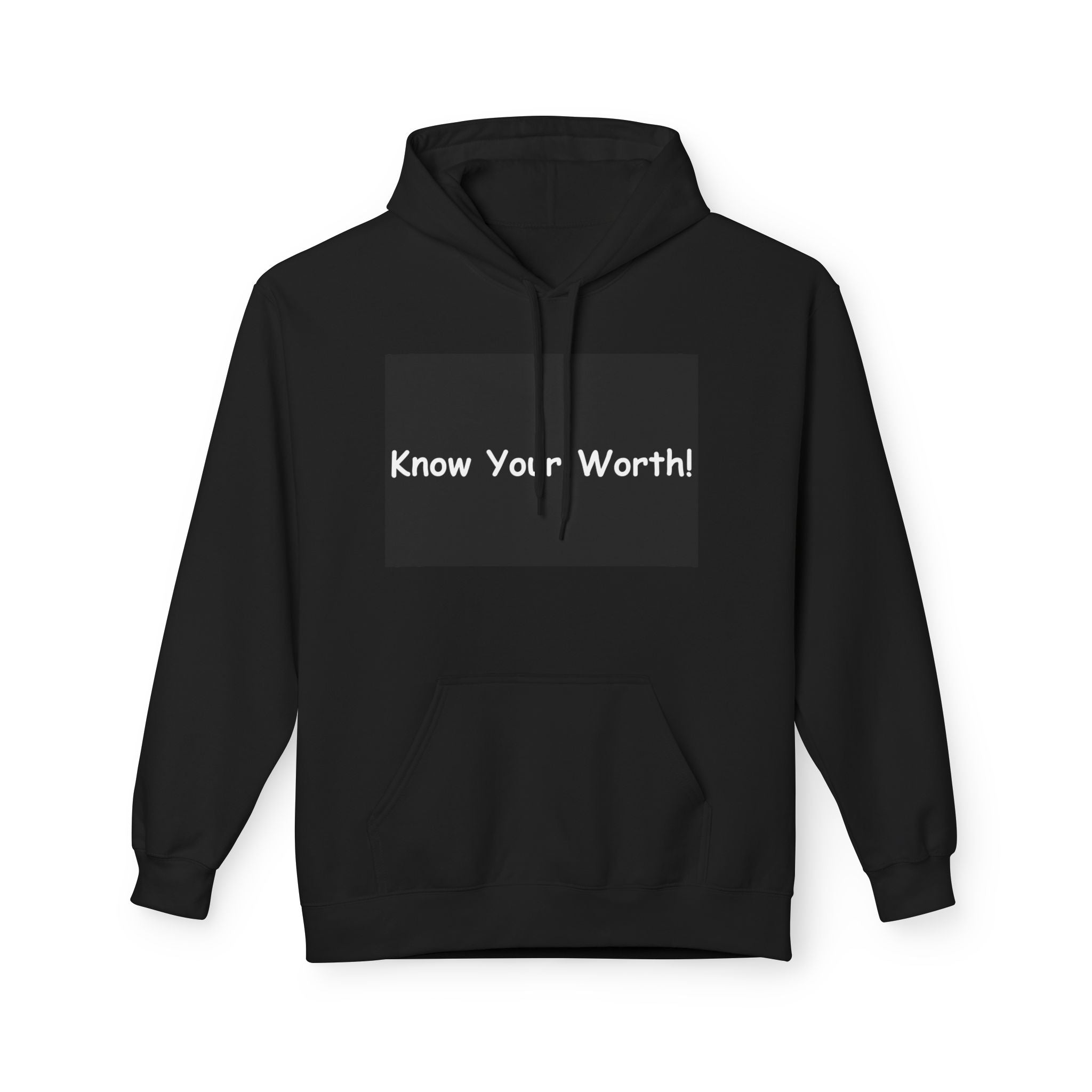 Know Your Worth Hoodie — Everyday Healing Self‑Care Pullover